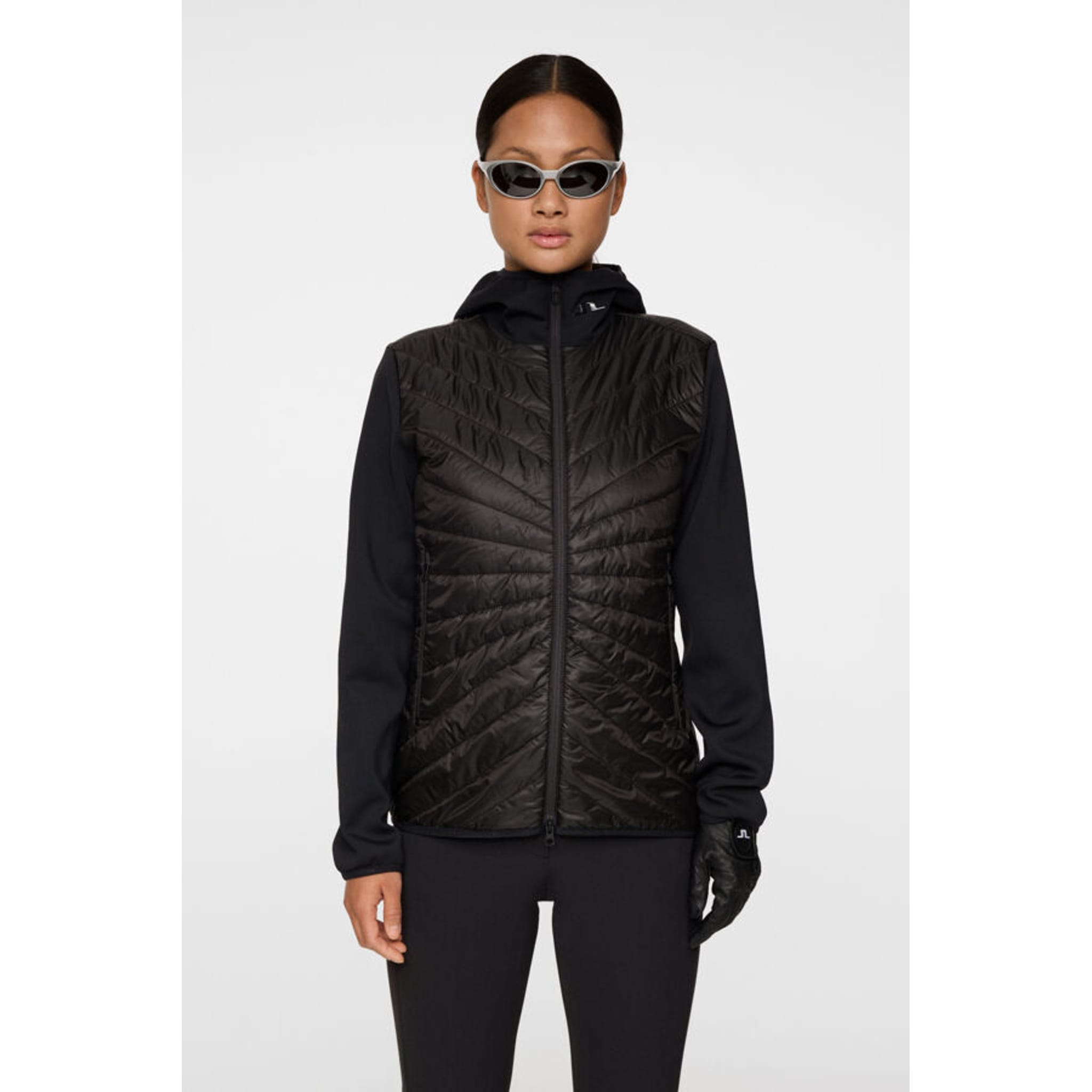 J. Lindeberg Madde Quilt Hybrid Kapuzenjacke Damen