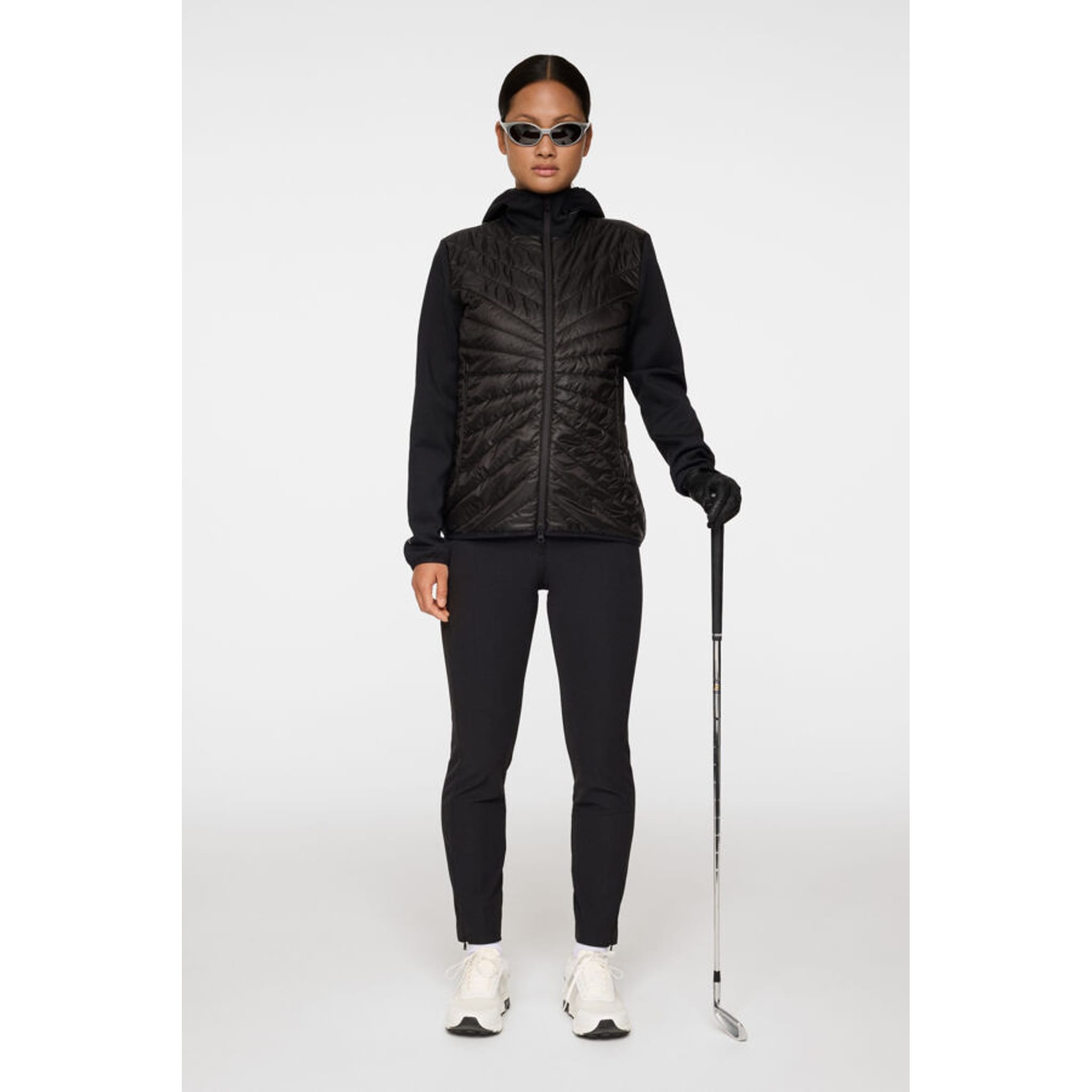 J. Lindeberg Madde Quilt Hybrid Kapuzenjacke Damen