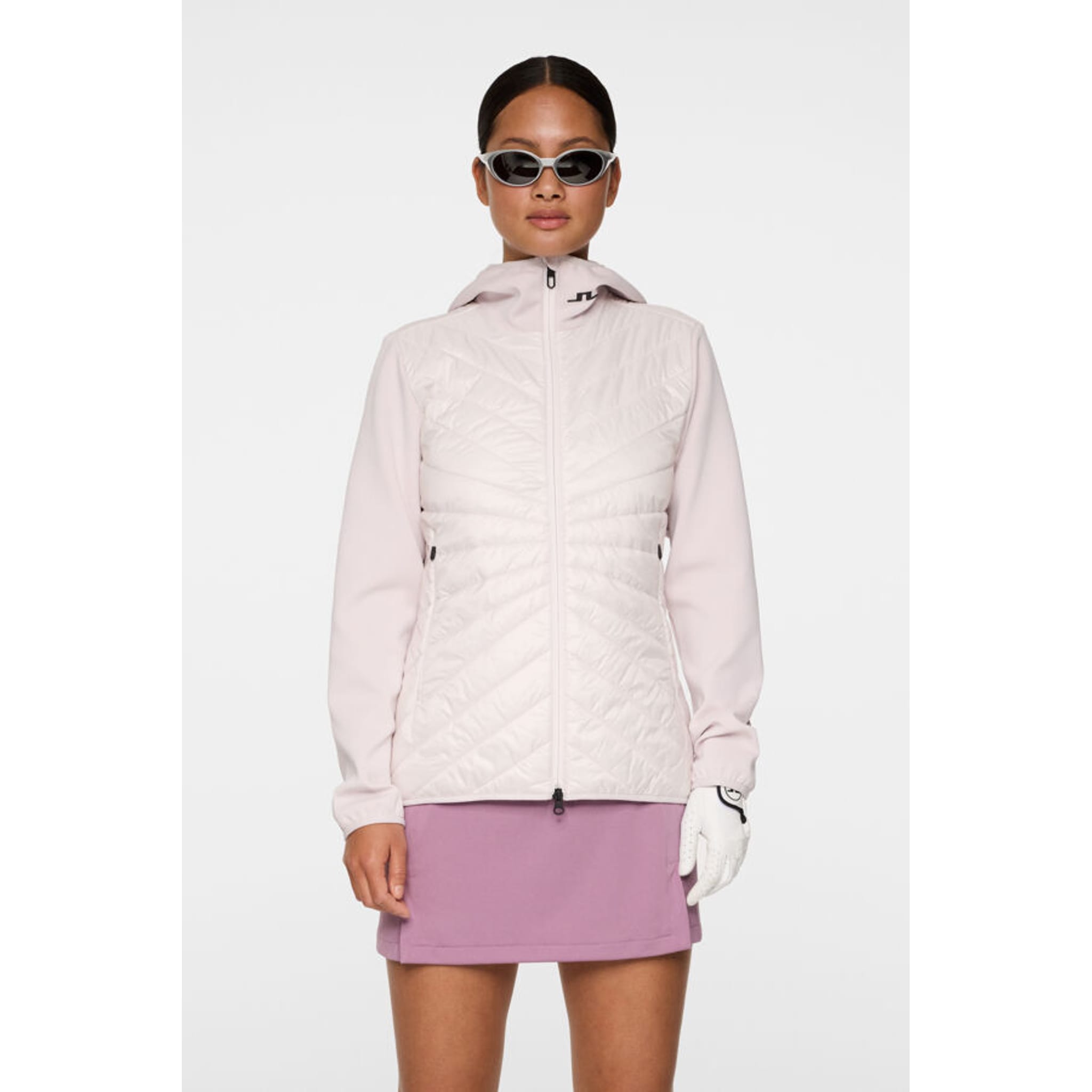 J. Lindeberg Madde Quilt Hybrid Kapuzenjacke Damen