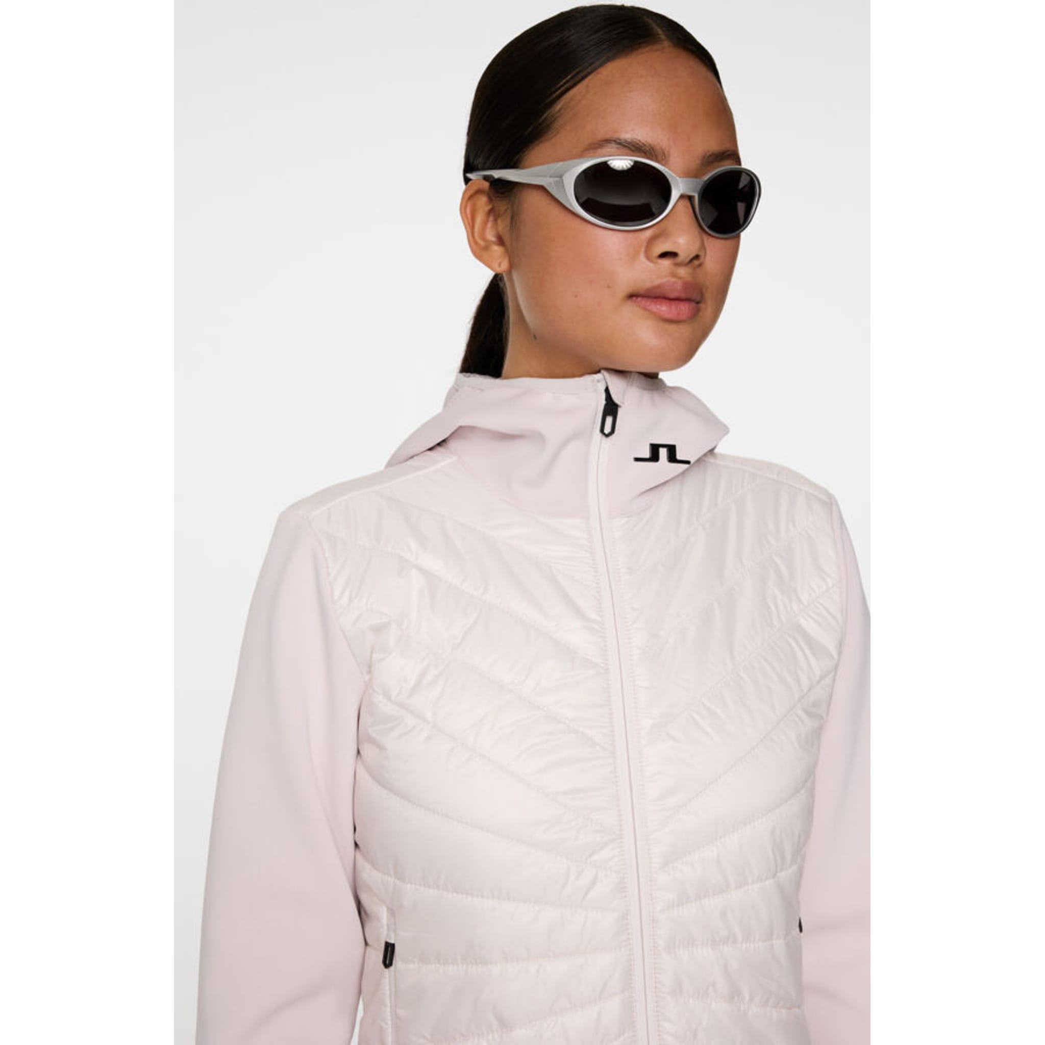 J. Lindeberg Madde Quilt Hybrid Kapuzenjacke Damen