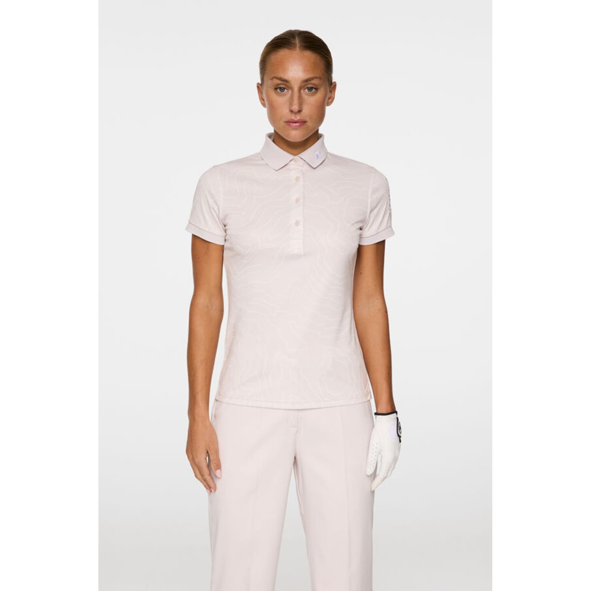 J. Lindeberg Tour Tech Print Polo Damen