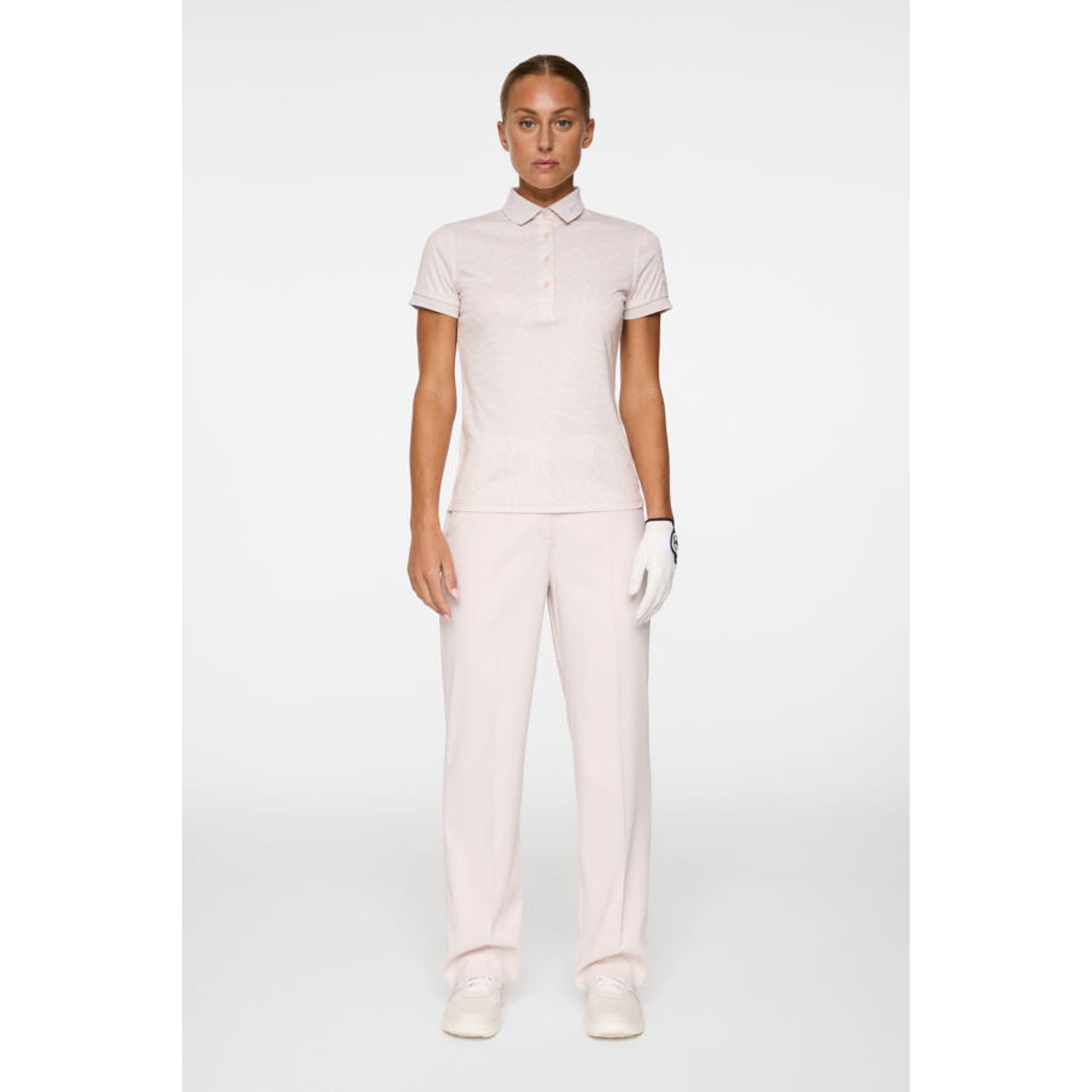 J. Lindeberg Tour Tech Print Polo Damen
