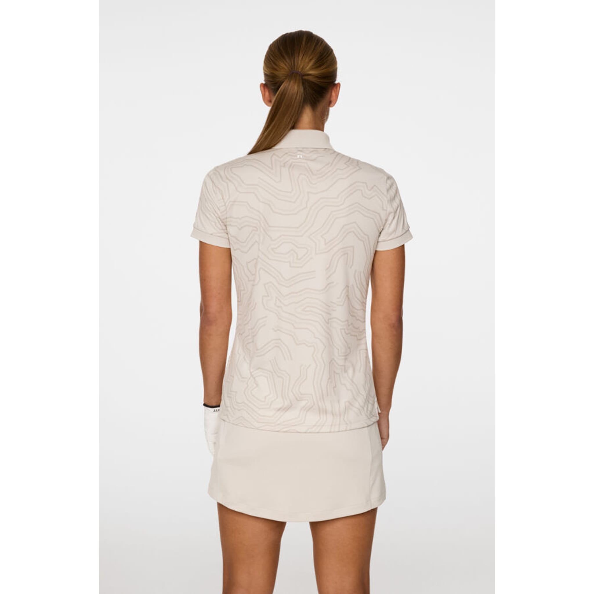 J. Lindeberg Tour Tech Print Polo Damen