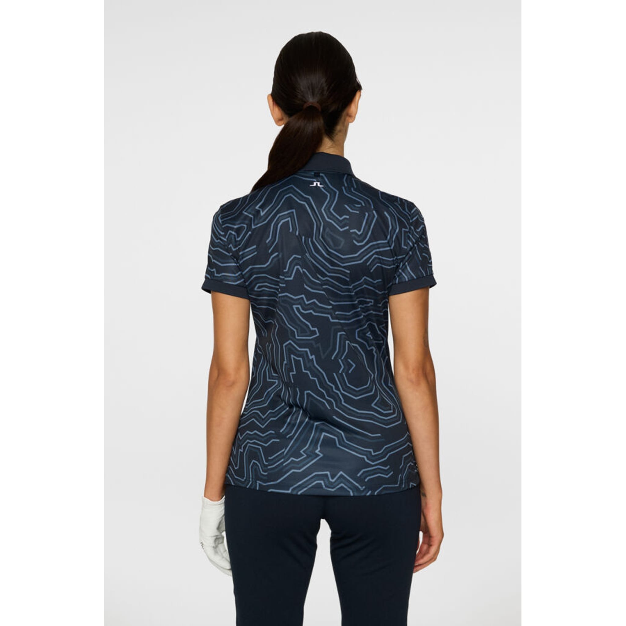 J. Lindeberg Tour Tech Print Polo Damen