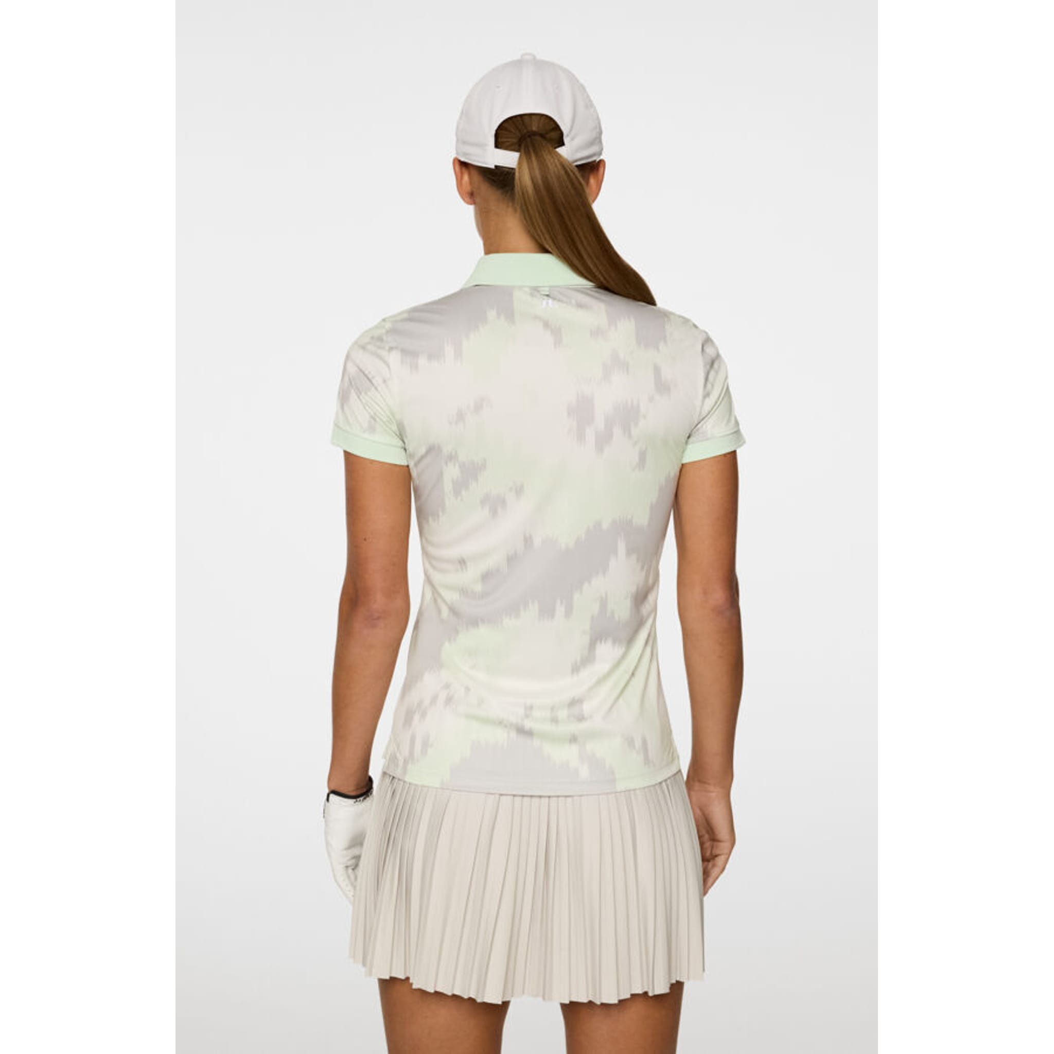J. Lindeberg Tour Tech Print Polo Damen