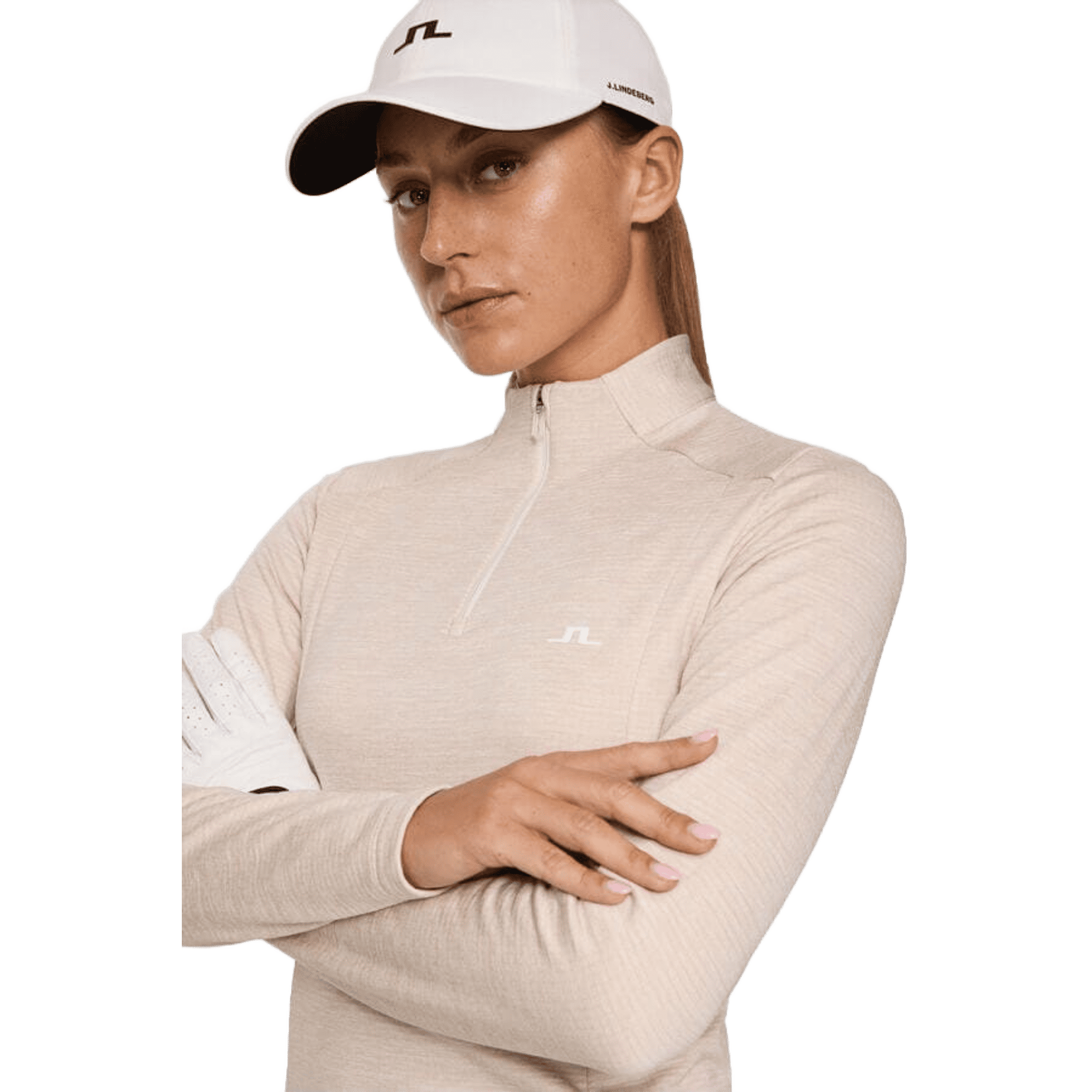J. Lindeberg Steffi Quarter Zip Midlayer Damen