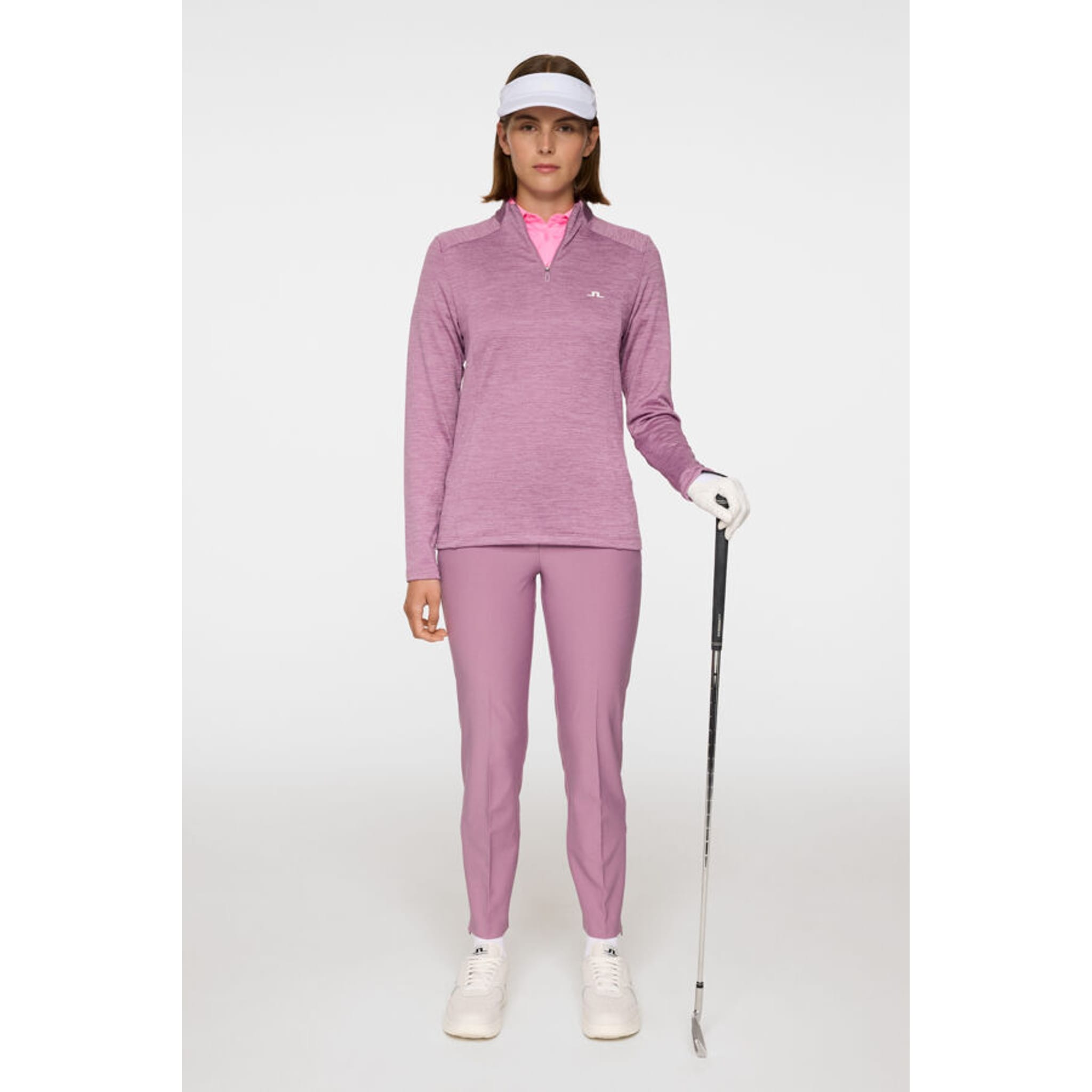 J. Lindeberg Steffi Quarter Zip Midlayer Damen