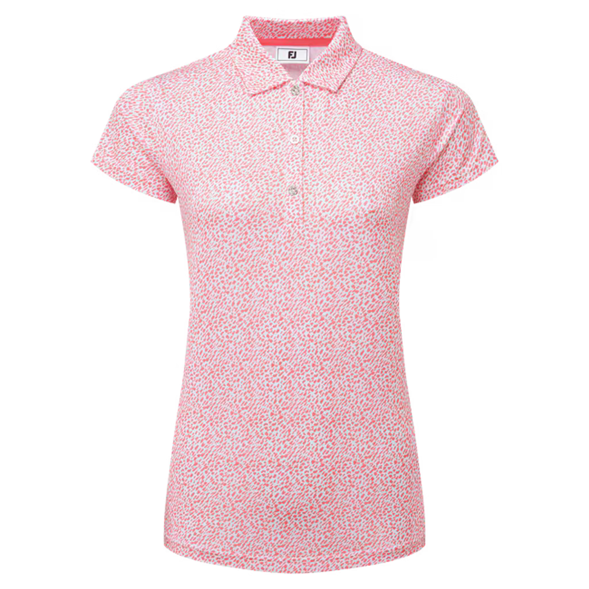 Footjoy Animal Print Cap Sleeve Lisle Polo