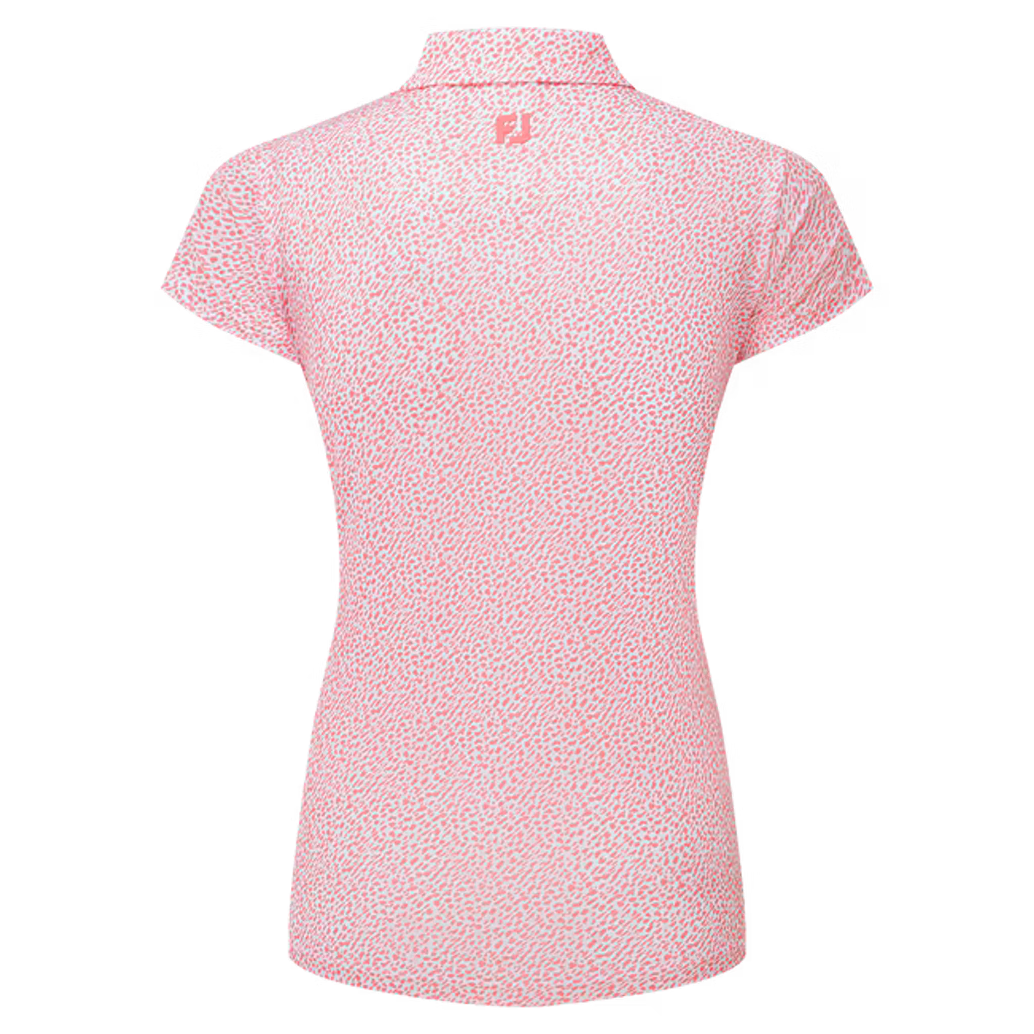 Footjoy Animal Print Cap Sleeve Lisle Polo