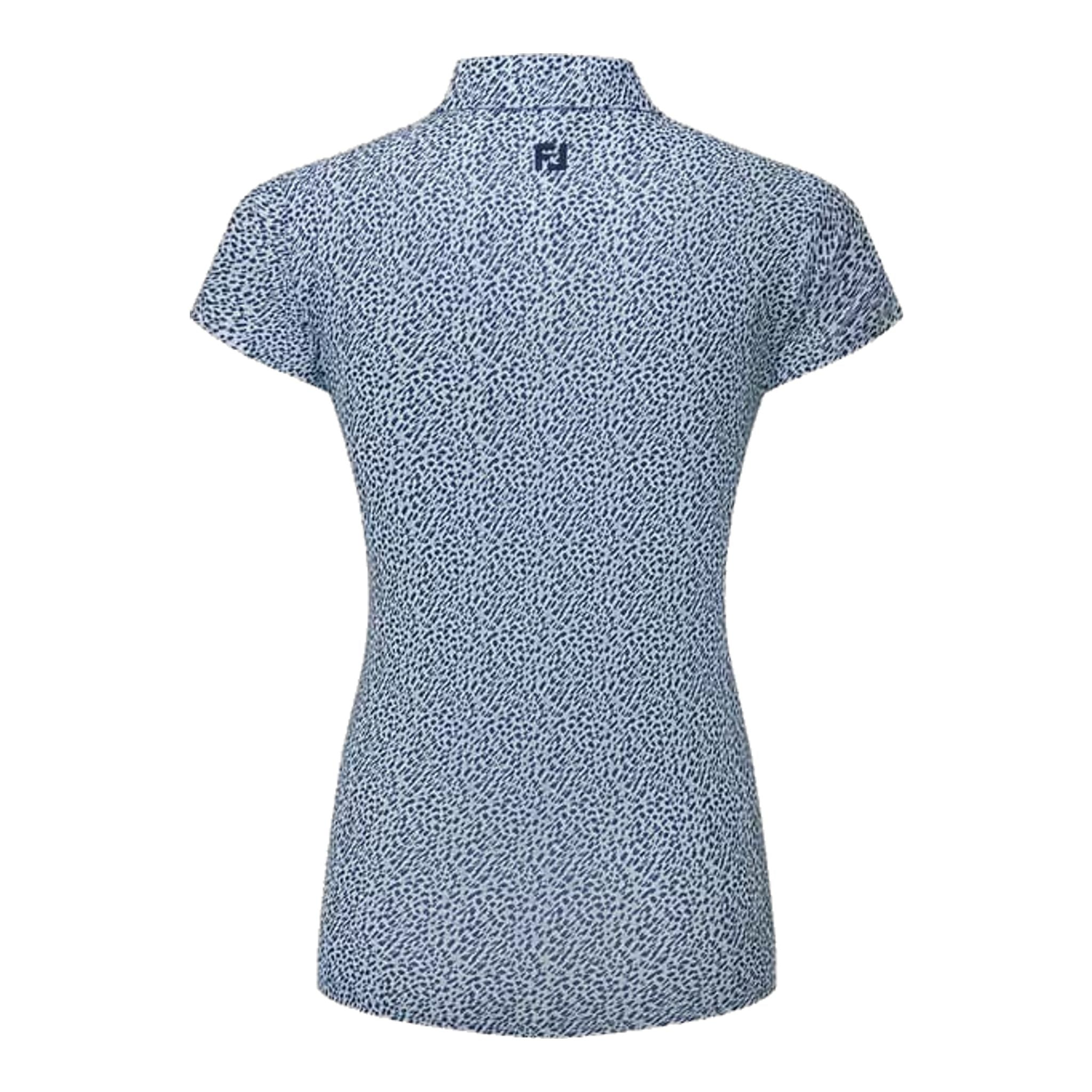 Footjoy Animal Print Cap Sleeve Lisle Polo