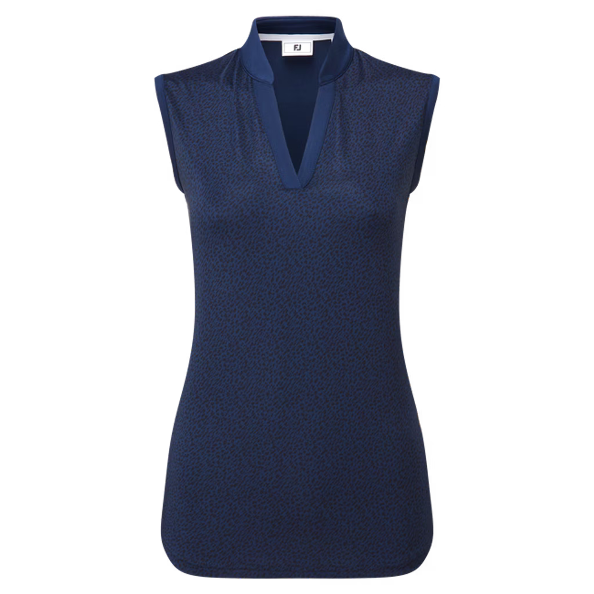 Footjoy Animal Print Sleeveless Lisle Polo