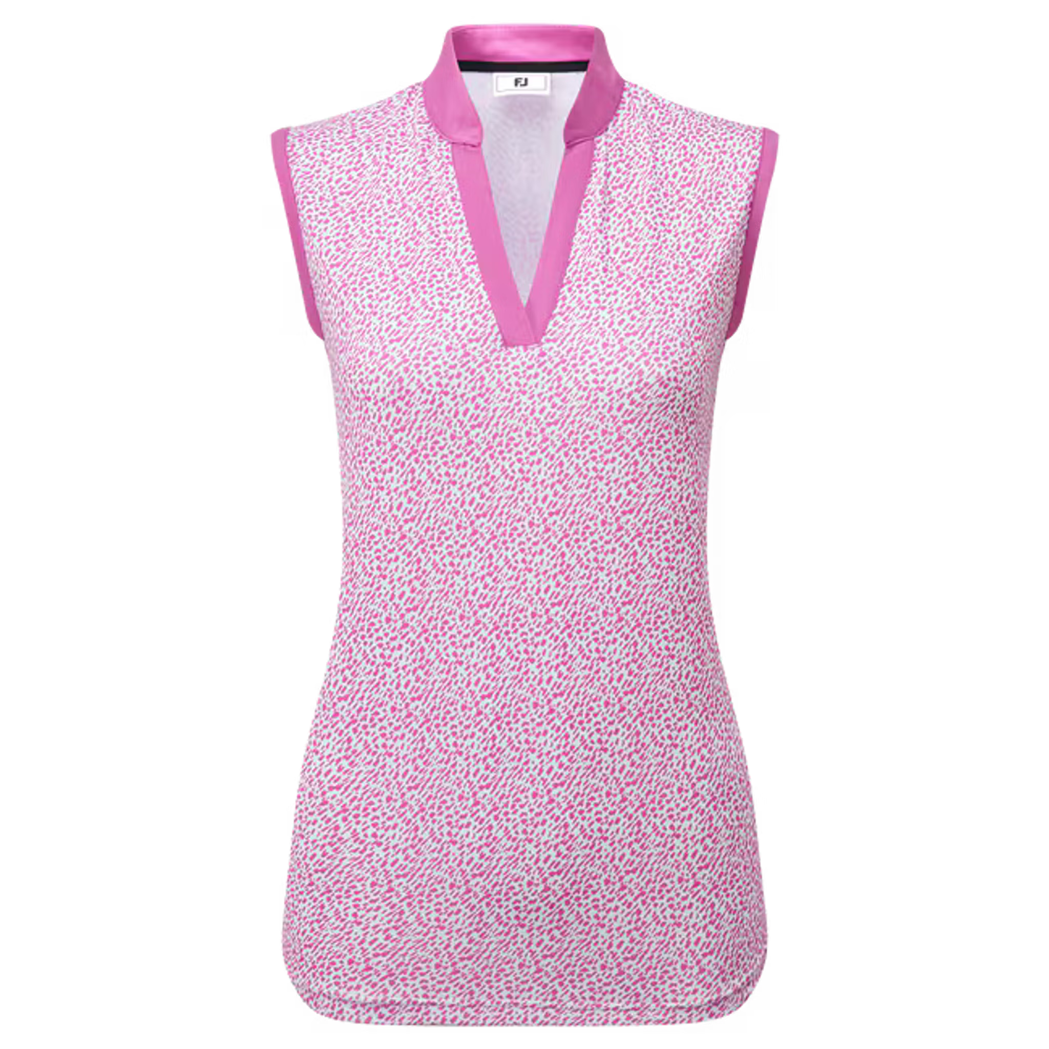 Footjoy Animal Print Sleeveless Lisle Polo