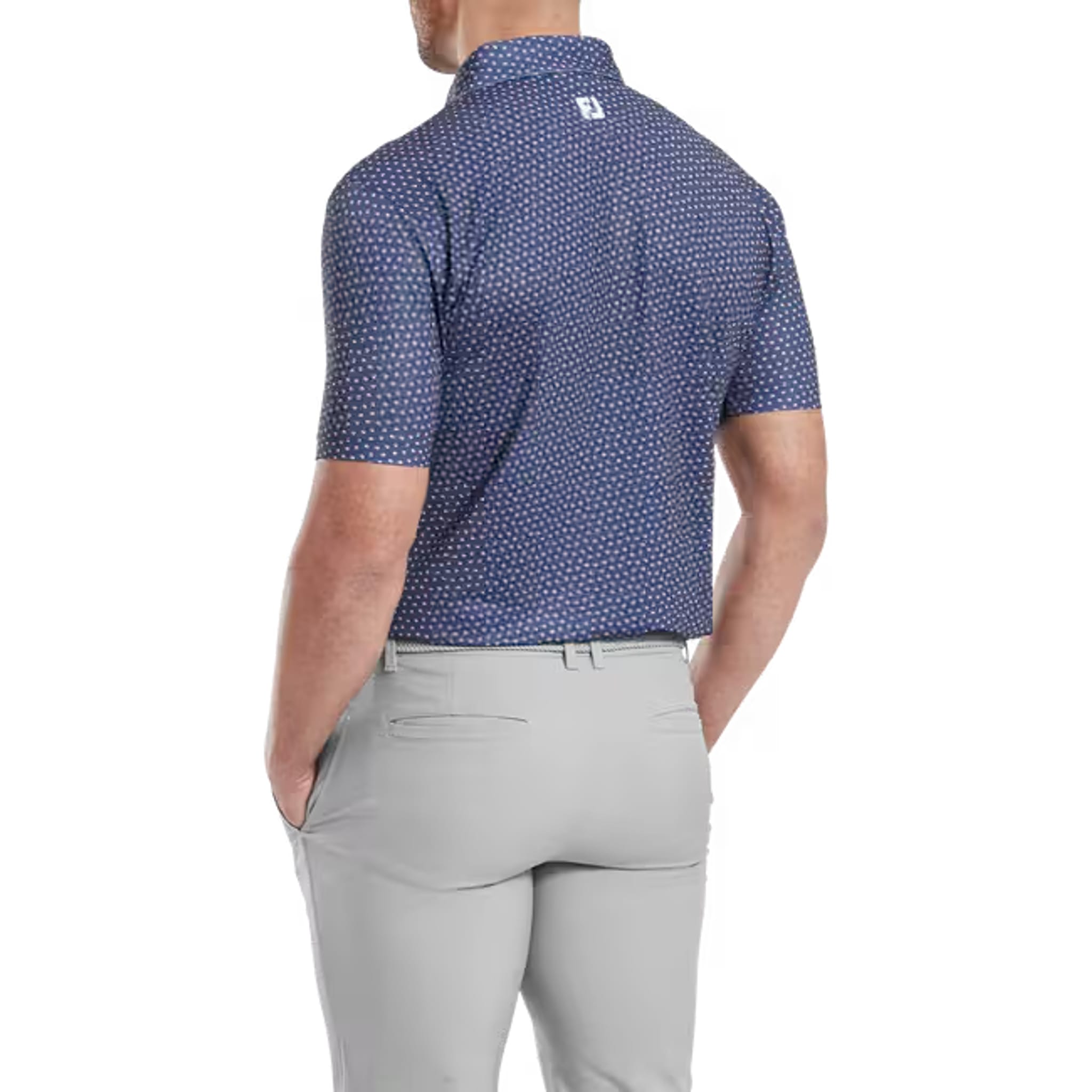 Footjoy Bounce Print Pique Herren