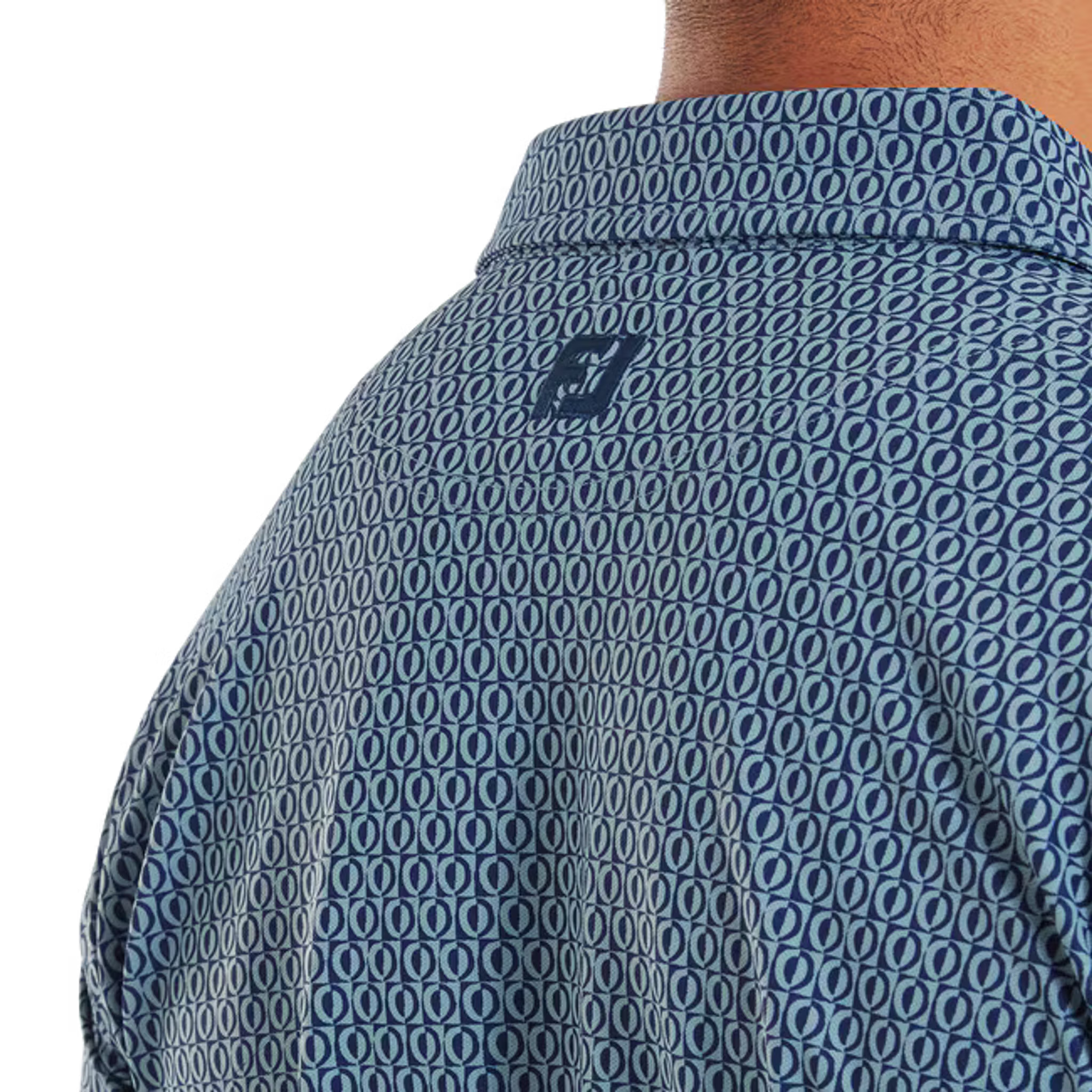 Footjoy Modernist Geo Pique Polo Herren