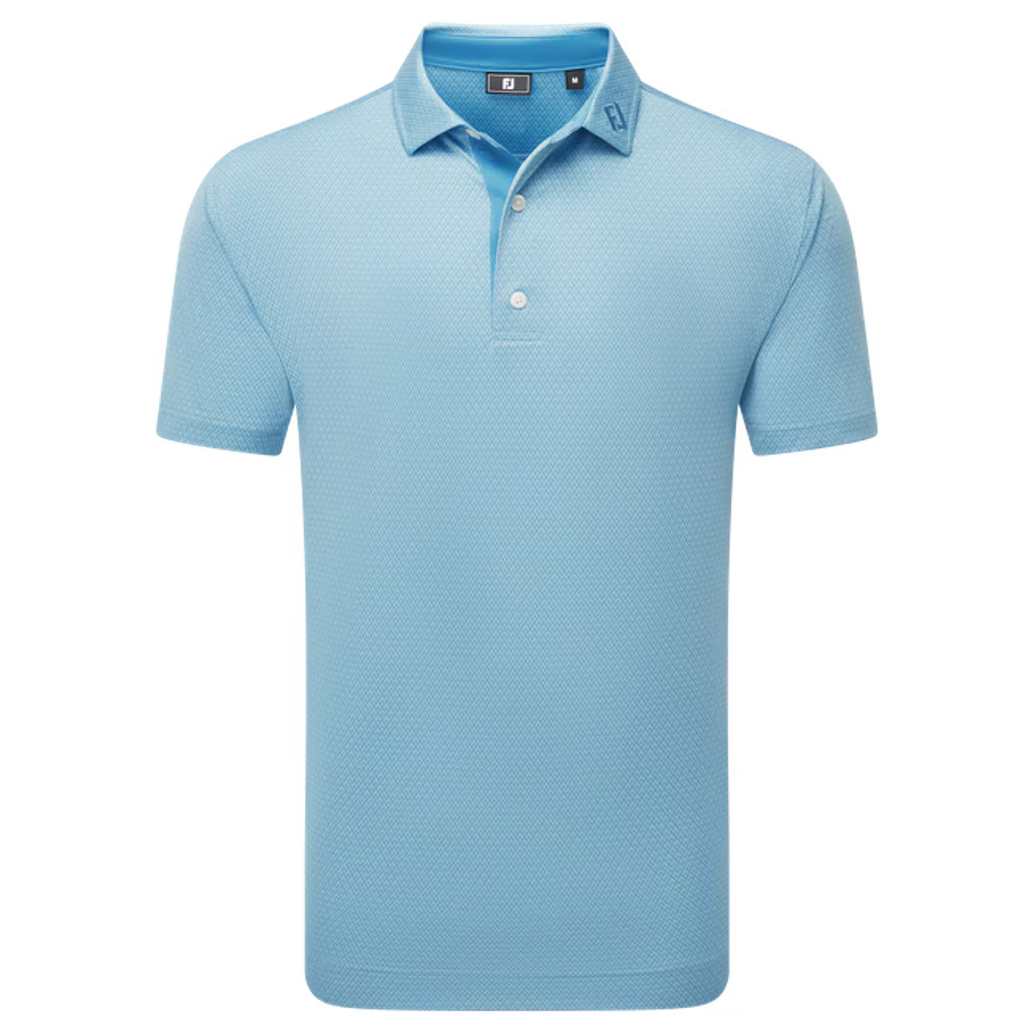 Footjoy Deco Diamond Print Lisle Polo Herren