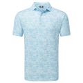 Footjoy Garden Print Lisle Polo Herren