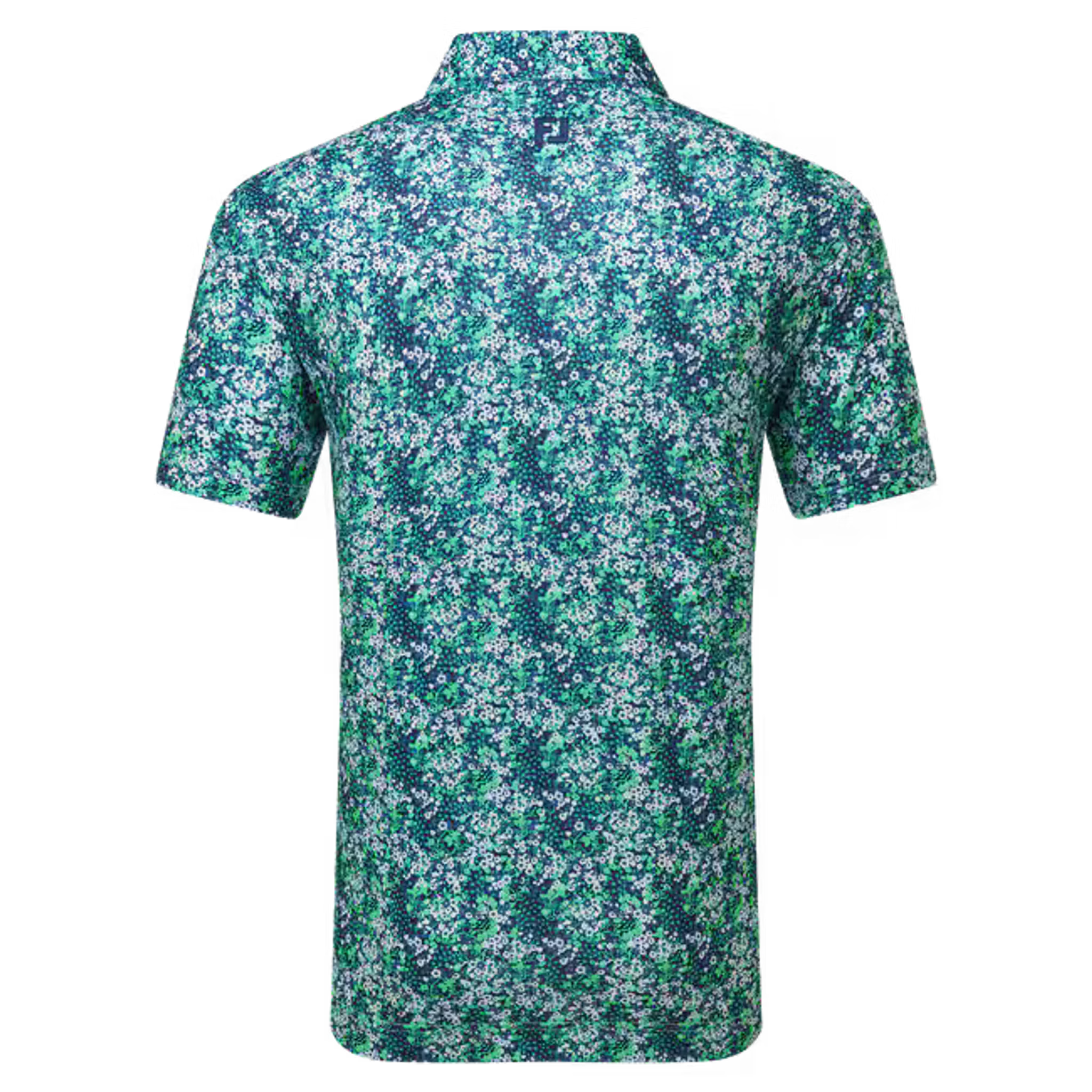 Footjoy Garden Print Lisle Polo Herren