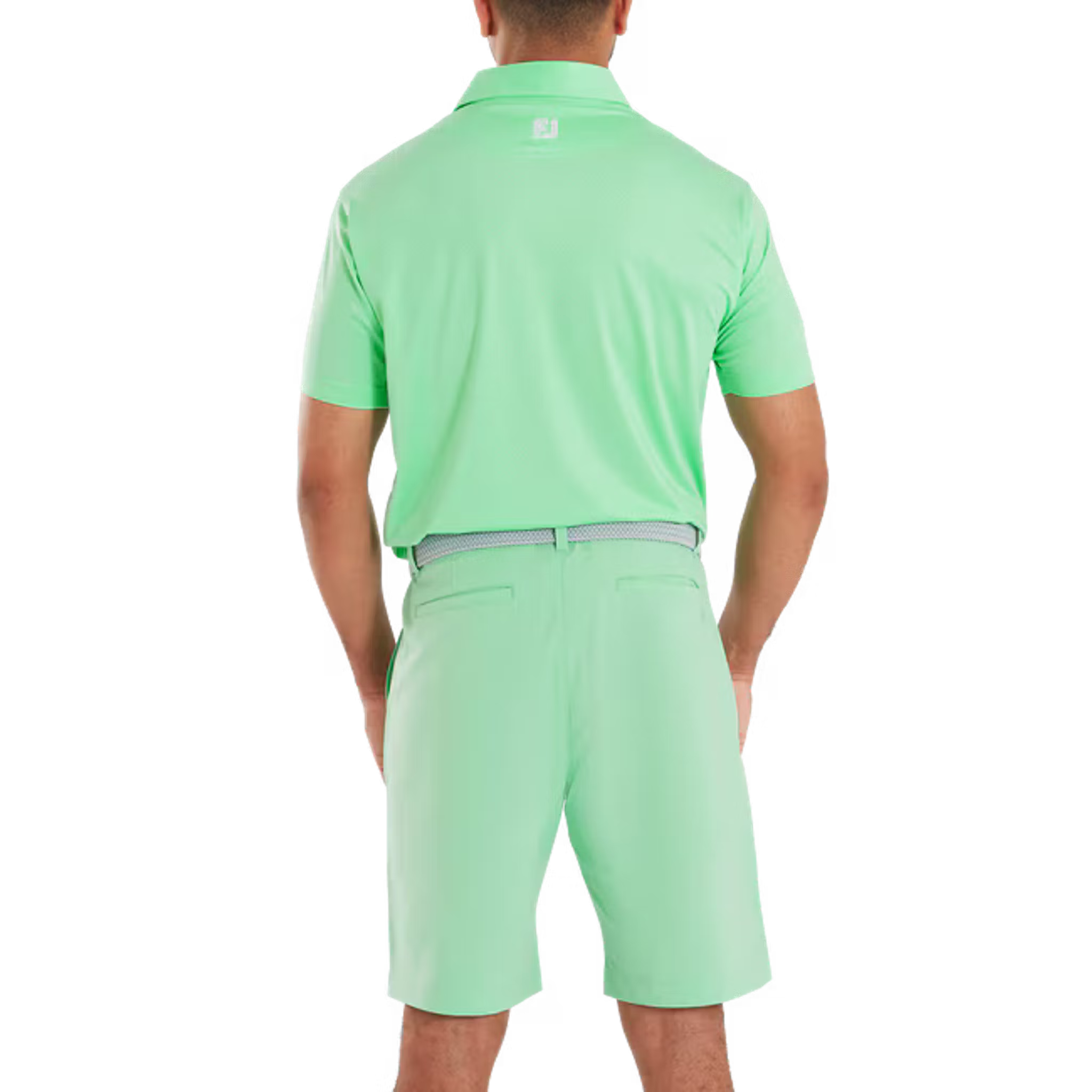 Footjoy Abax Print Lisle Polo Herren