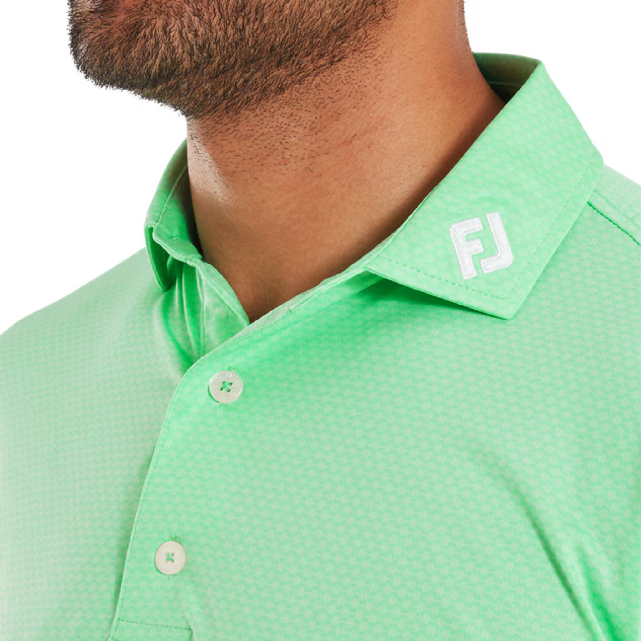Footjoy Abax Print Lisle Polo Herren