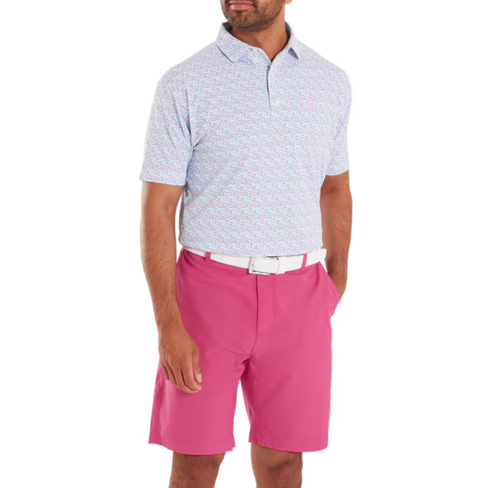 Footjoy Gamer Print Pique Polo Herren