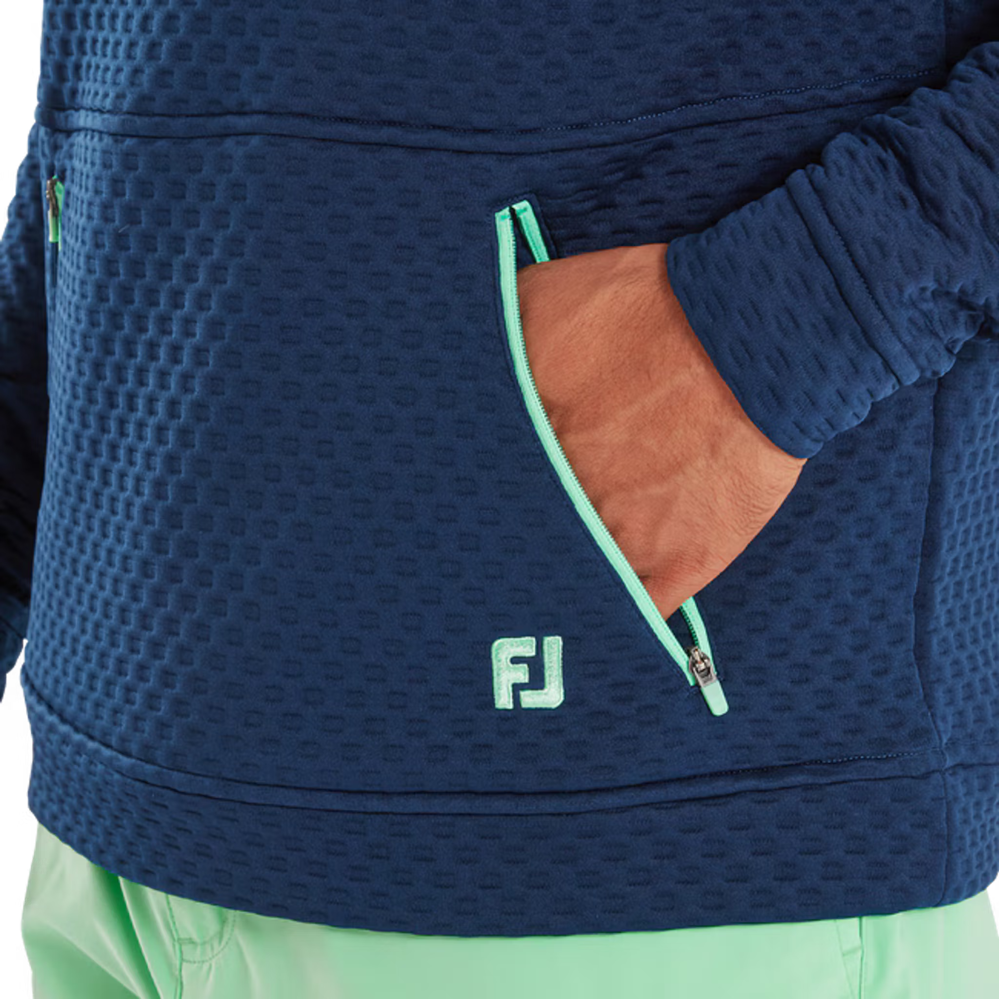 Footjoy Textured Knit Hoodie Herren