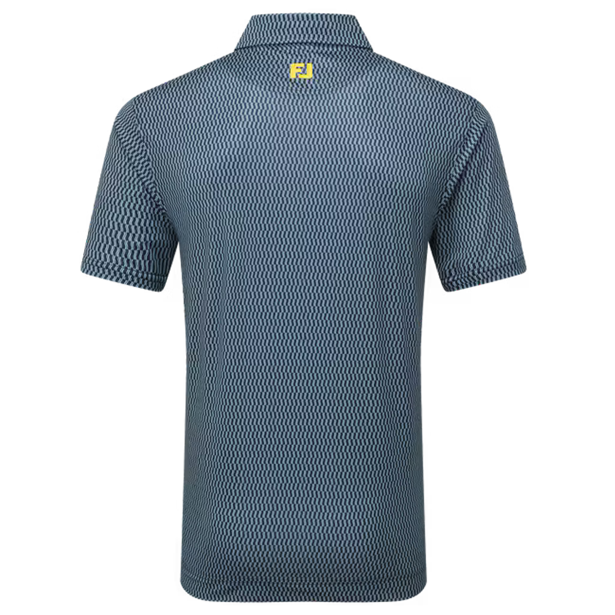 Footjoy Wiggle Print Lisle Polo Herren