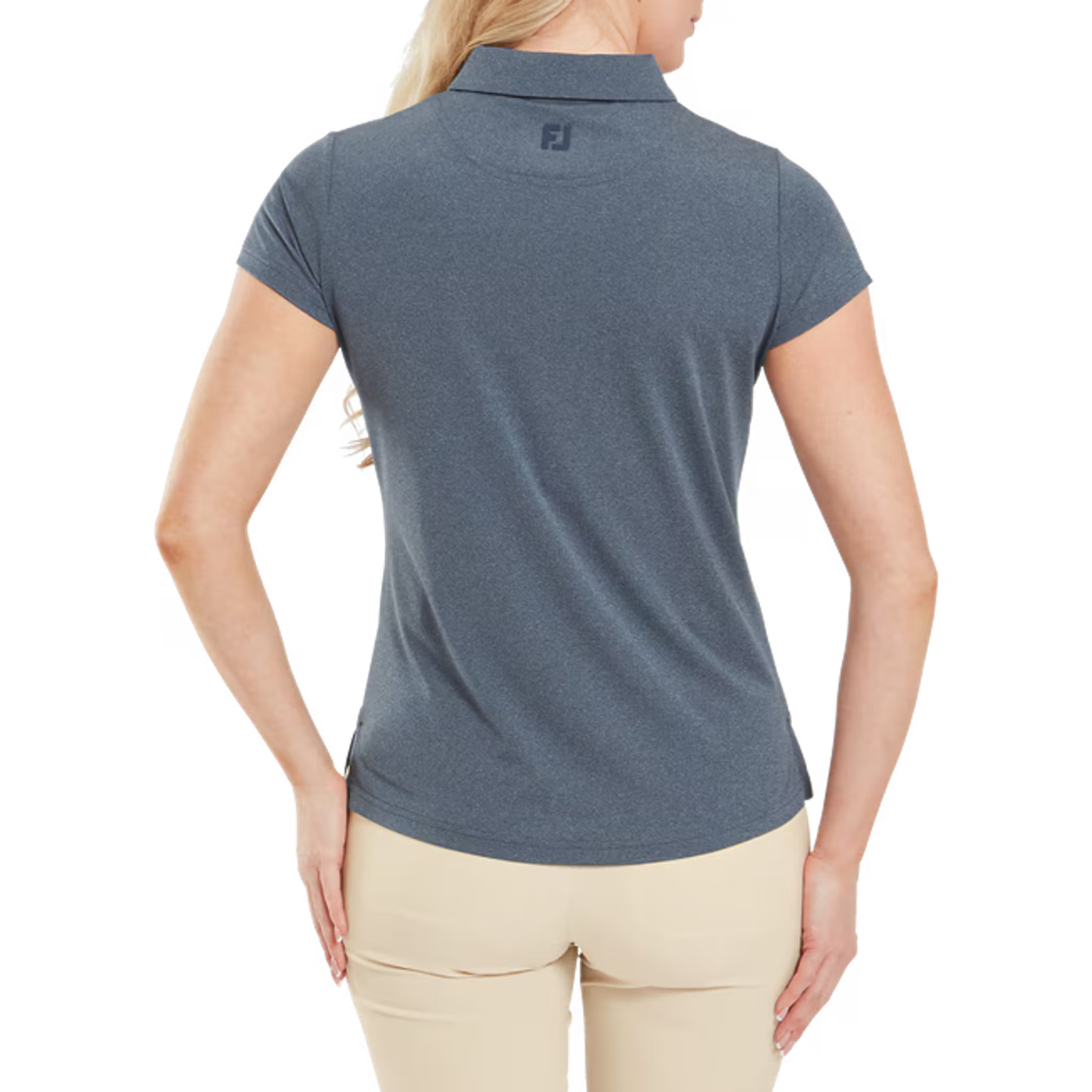 Footjoy Cap Sleeve Lisle Polo Damen