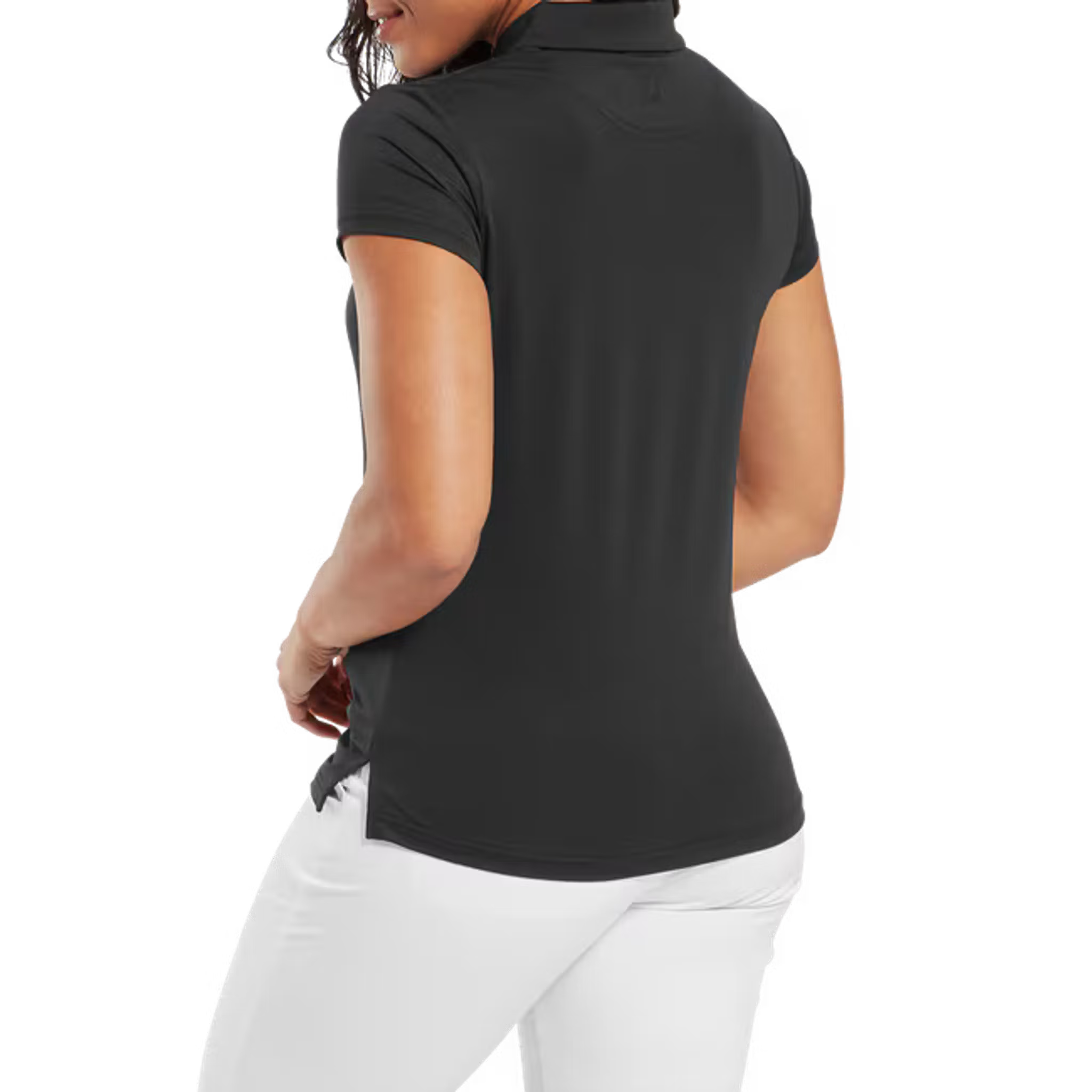 Footjoy Cap Sleeve Lisle Polo Damen