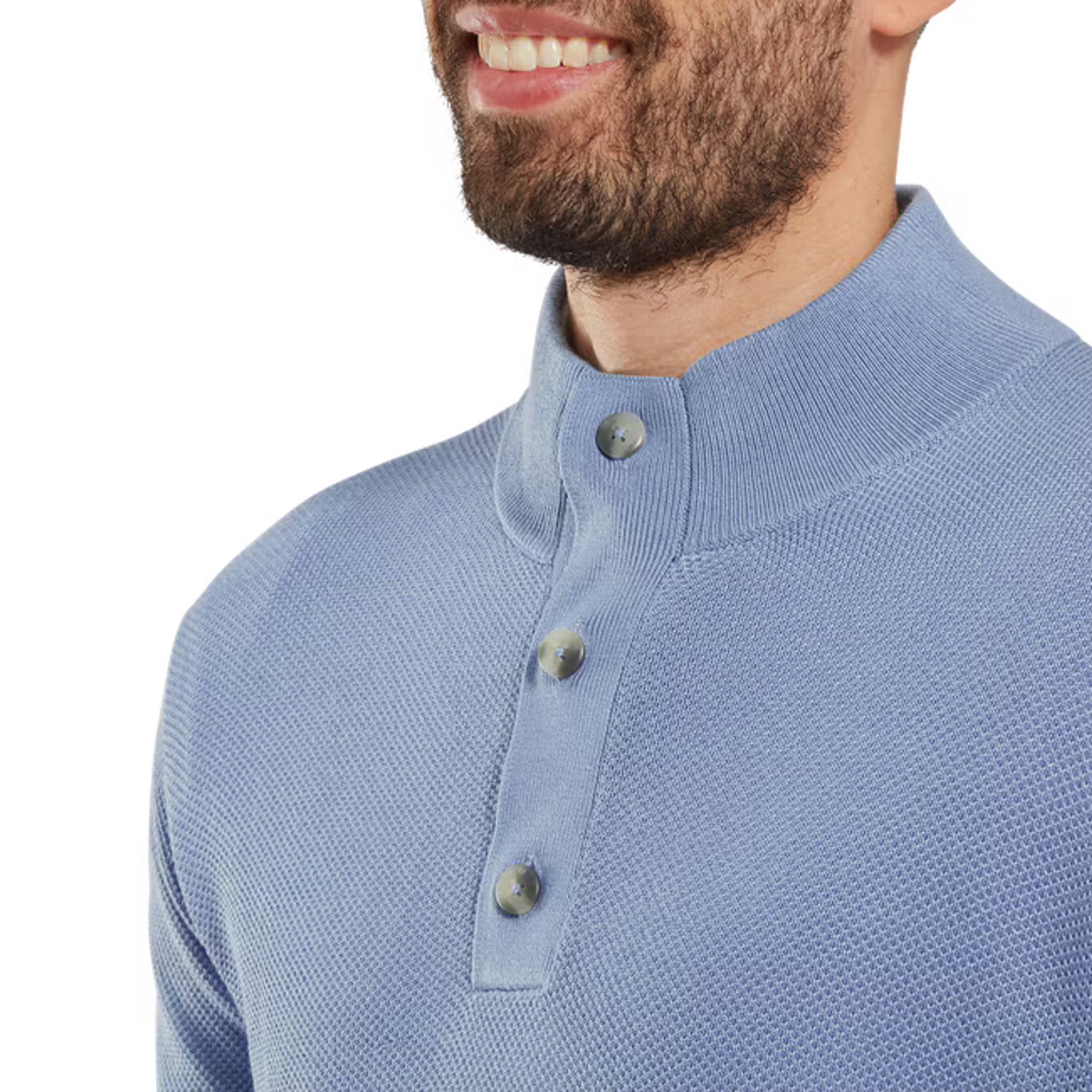 Footjoy Drirelease Button Placket Sweater Herren