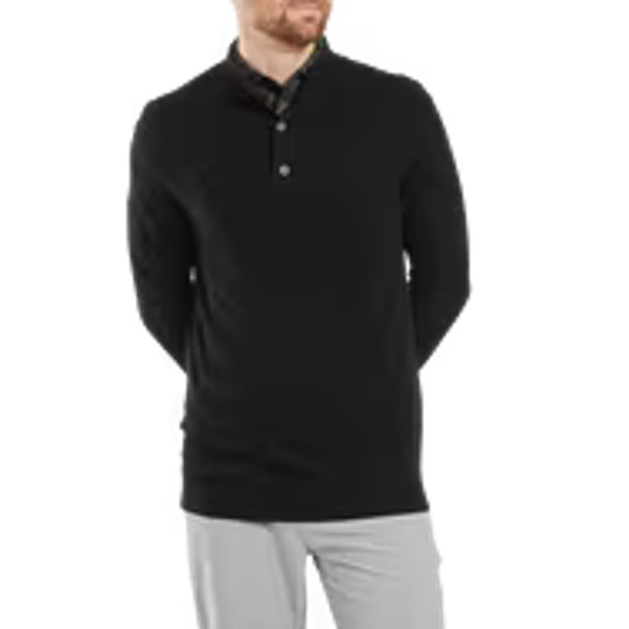 Footjoy Drirelease Button Placket Sweater Herren