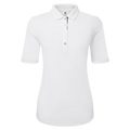 Footjoy Half Sleeve Ruched Lisle Polo Damen