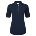 Footjoy Half Sleeve Ruched Lisle Polo Damen