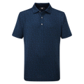 Footjoy Junior Painted Floral Lisle Polo