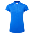 Footjoy Painted Floral Cap Sleeve Lisle Polo Damen