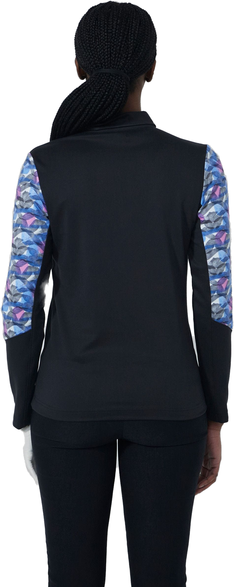 Daily Sports Print Peach Poloshirt Damen