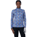 Daily Sports Print Peached Poloshirt Damen