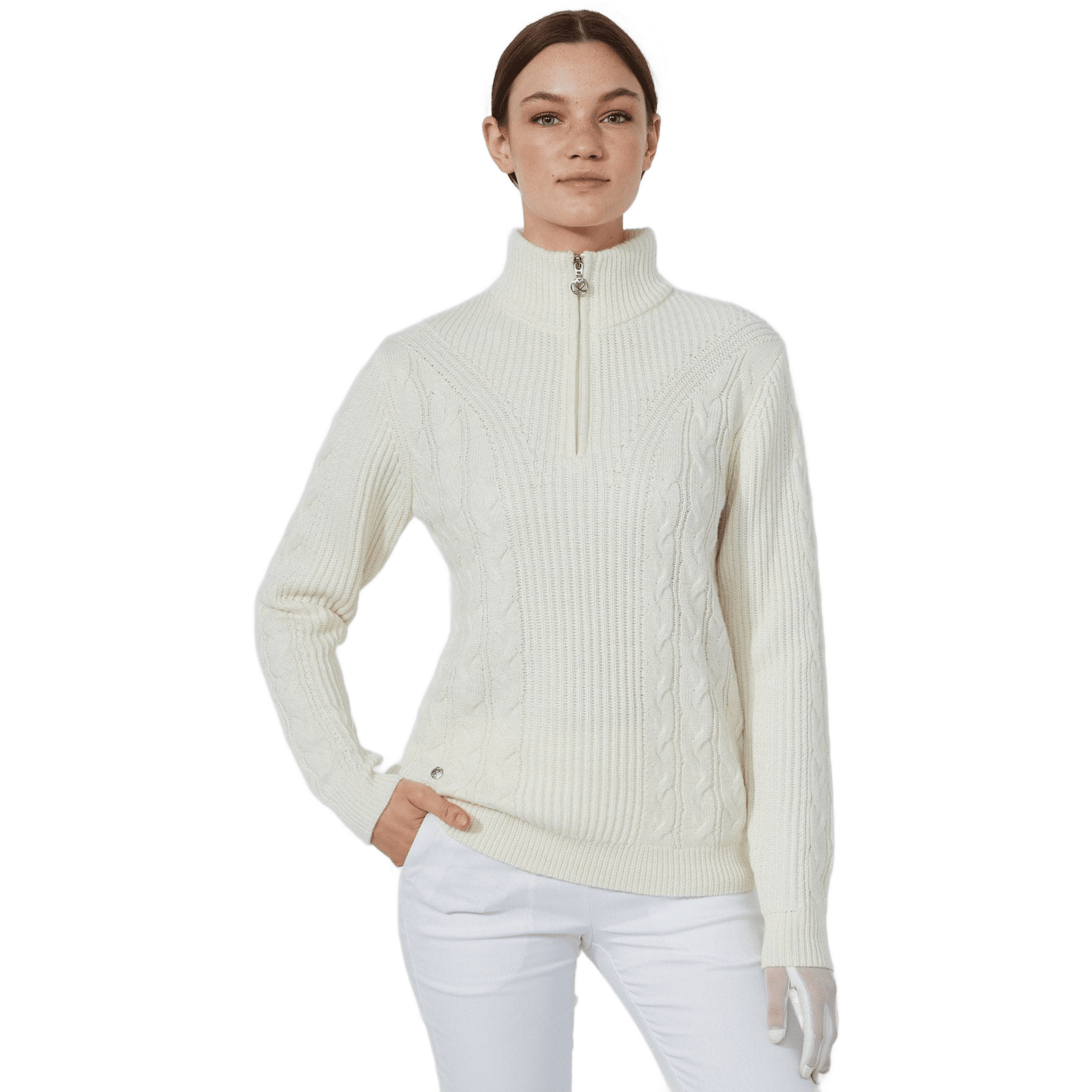 Daily Sports Lined Cable Pullover Damen