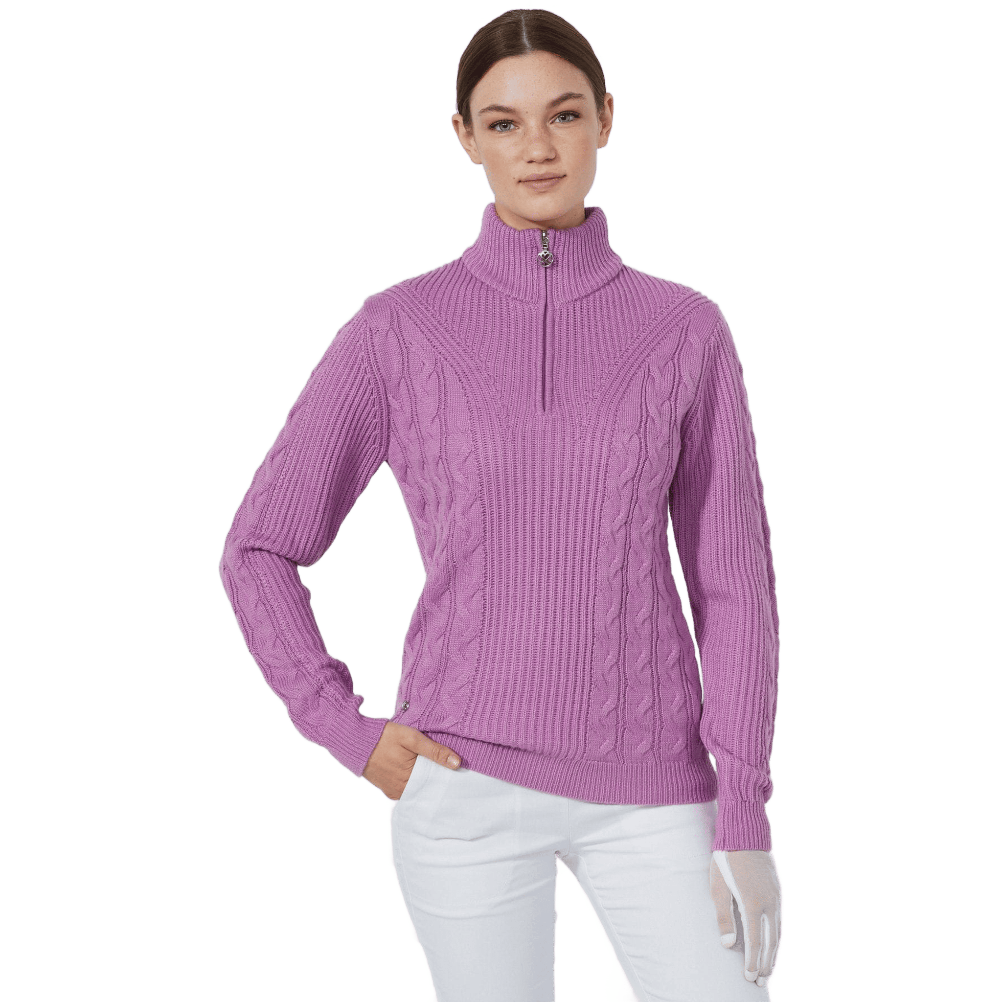 Daily Sports Lined Cable Pullover Damen