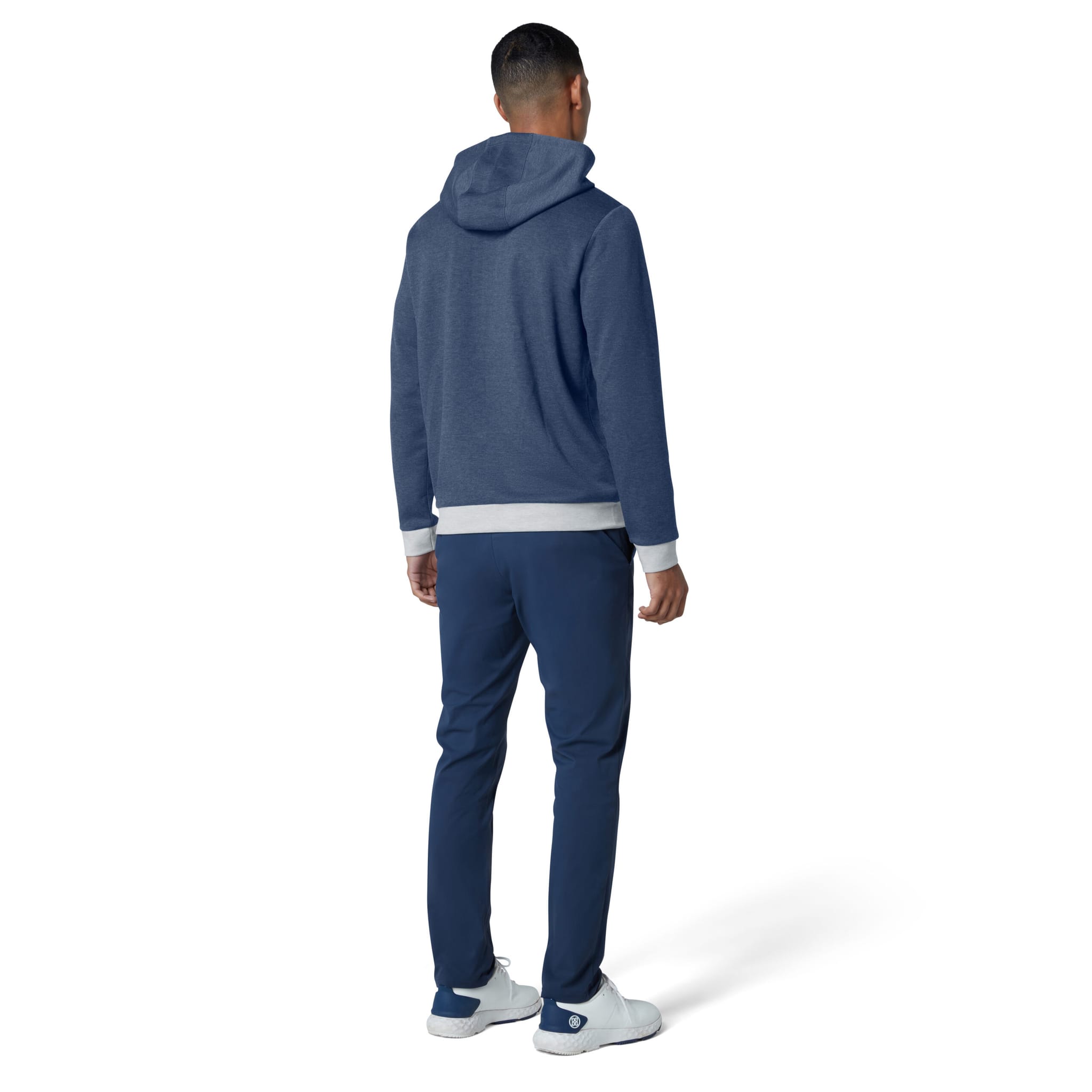 Original Penguin 1/4 Zip Colour Block Hoodie Herren