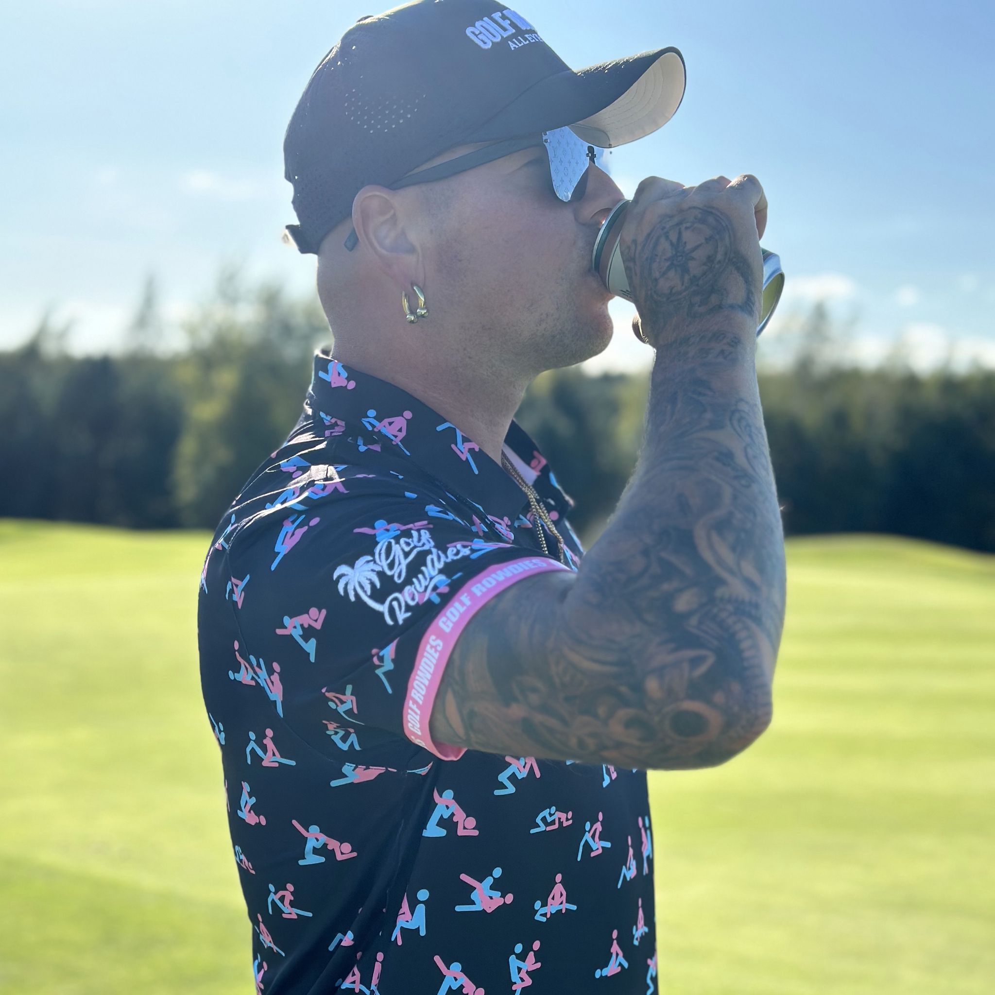 Golf Rowdies Fairway Lovestory Polo Herren