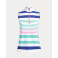 Ralph Lauren S/L Zip Frntsleevelessknit Golfpolo Damen