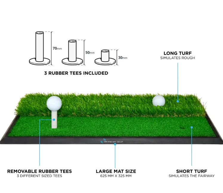 Me and My Golf Dual Turf 2 in 1 Hitting-Mat