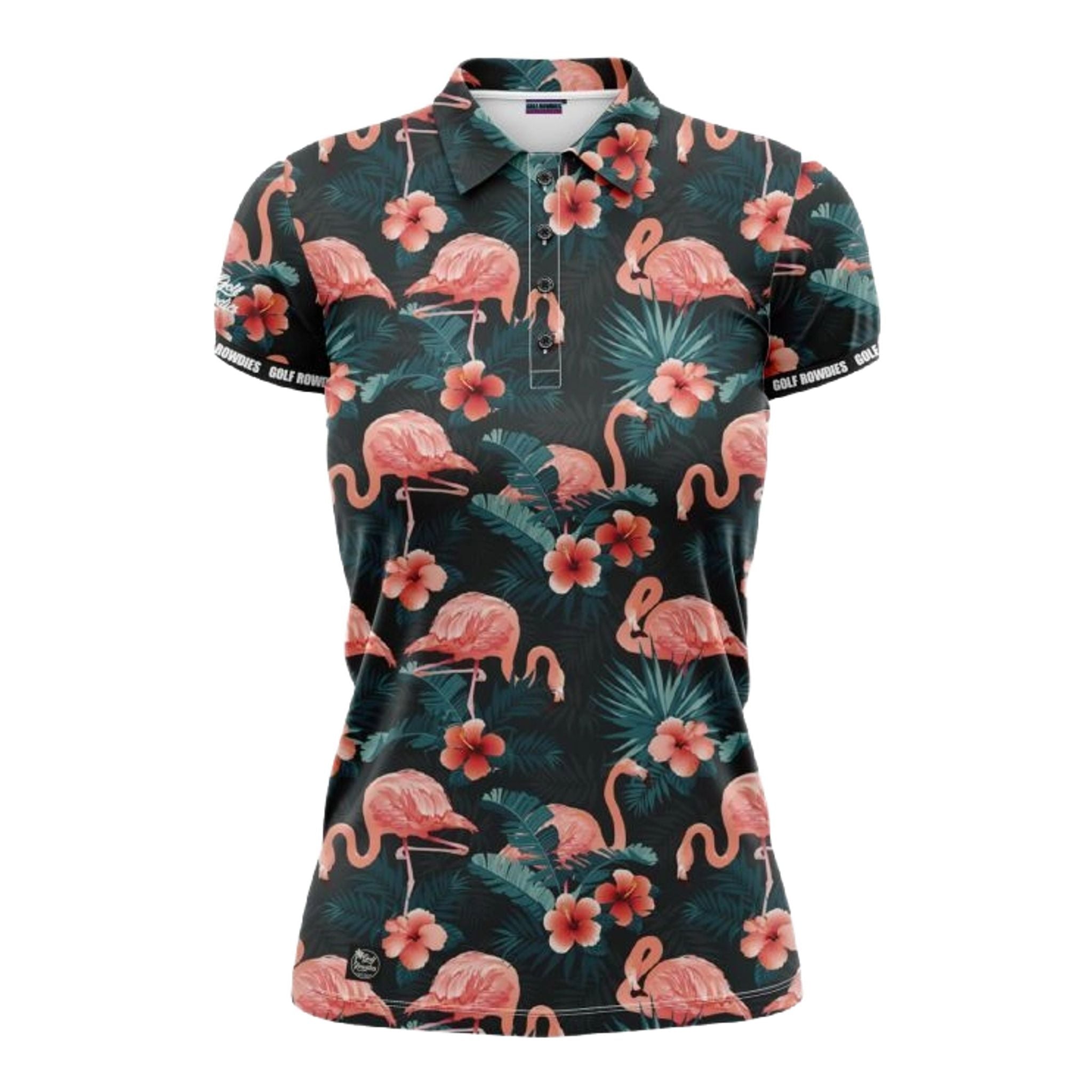 Golf Rowdies Flamingo Polo Damen
