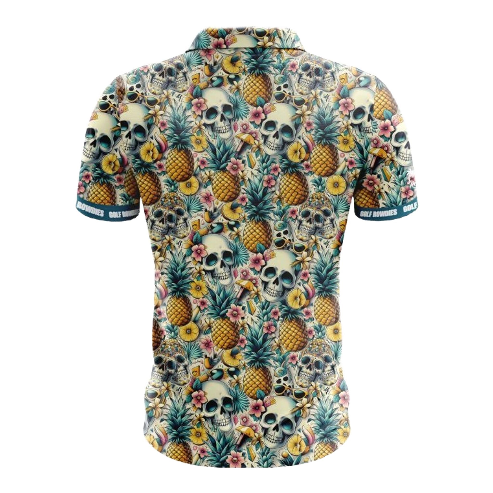 Golf Rowdies Ananas-Flower Polo Herren