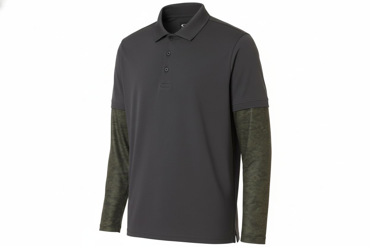 Oakley Polo LS Printed Sleeve Polo Herren