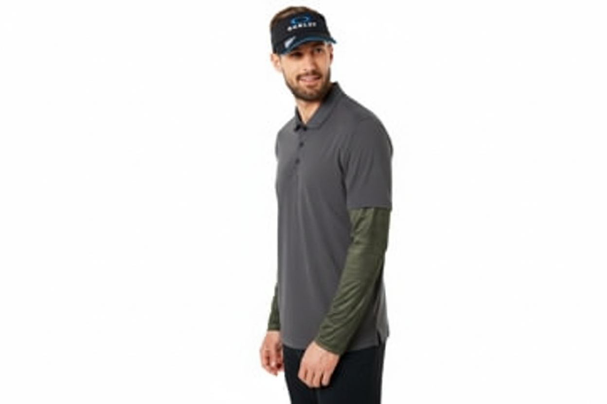 Oakley Polo LS Printed Sleeve Polo Herren