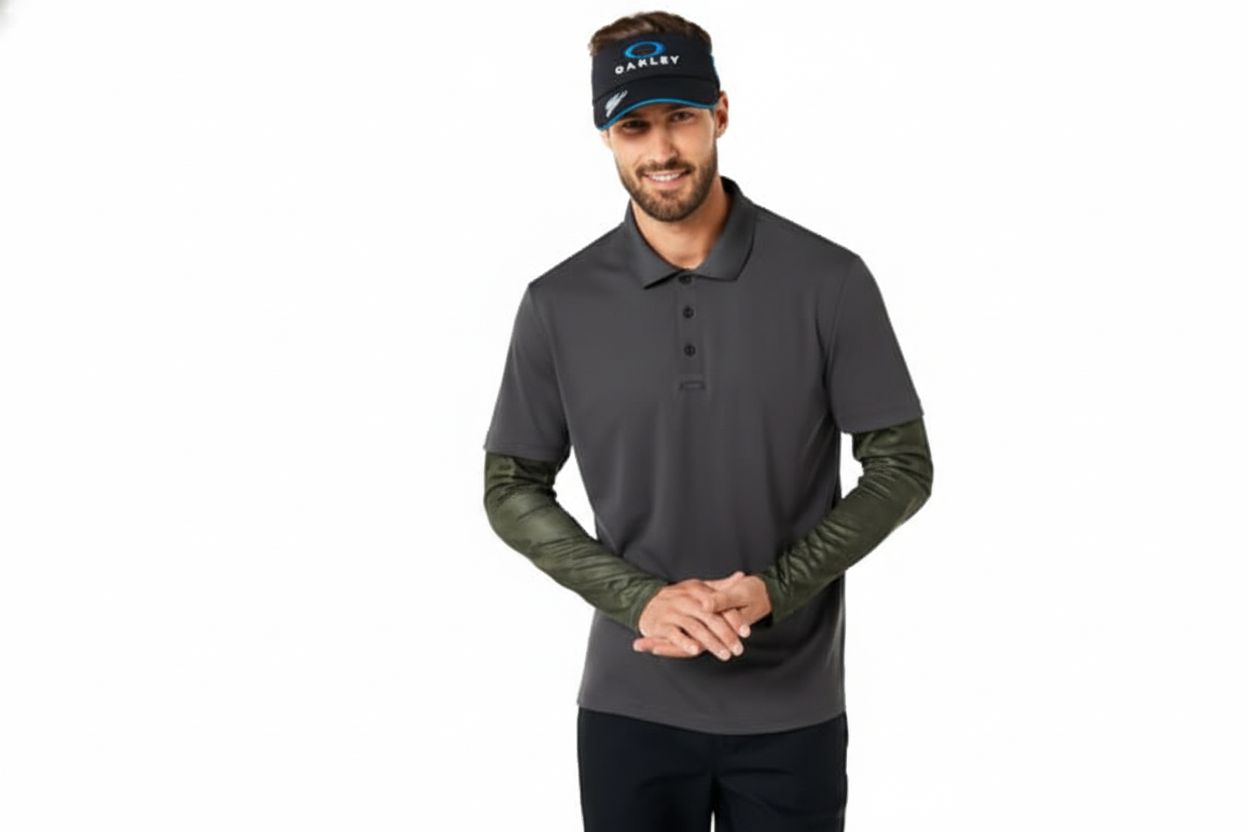 Oakley Polo LS Printed Sleeve Polo Herren