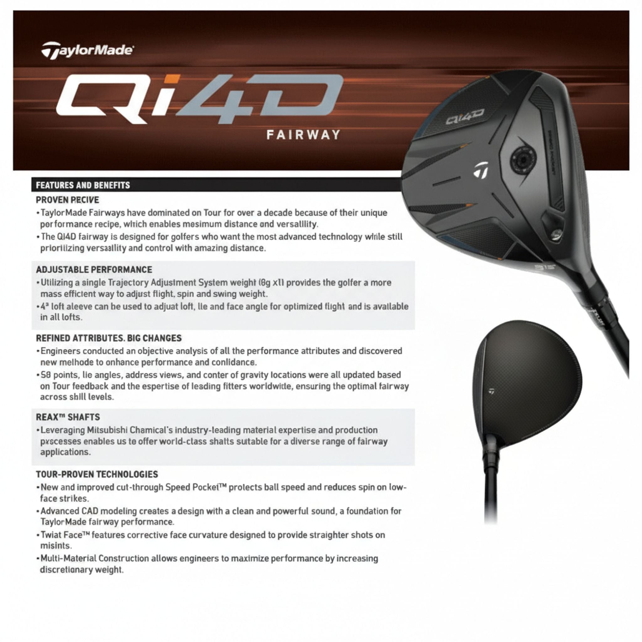 TaylorMade Qi4D Fairwayholz