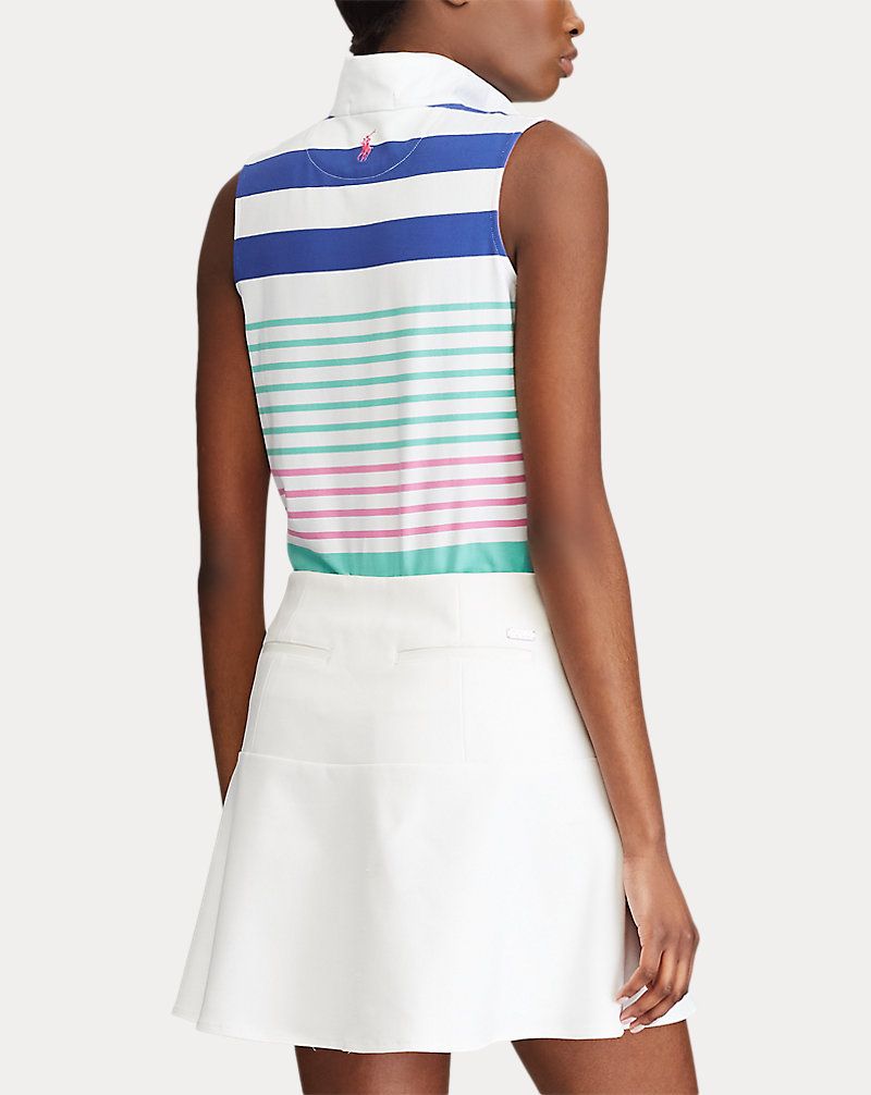 Ralph Lauren Sleeveless Quarter-Zip Golfpolo Damen