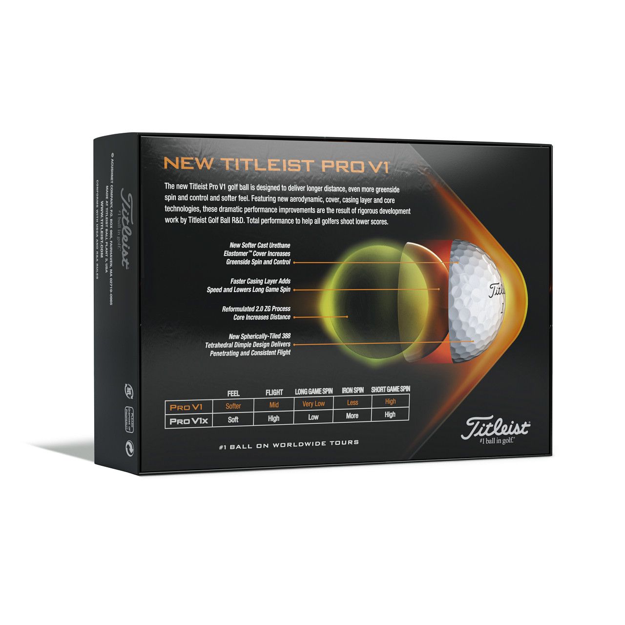 Titleist Pro V1 High Numbers (2022) Golfbälle